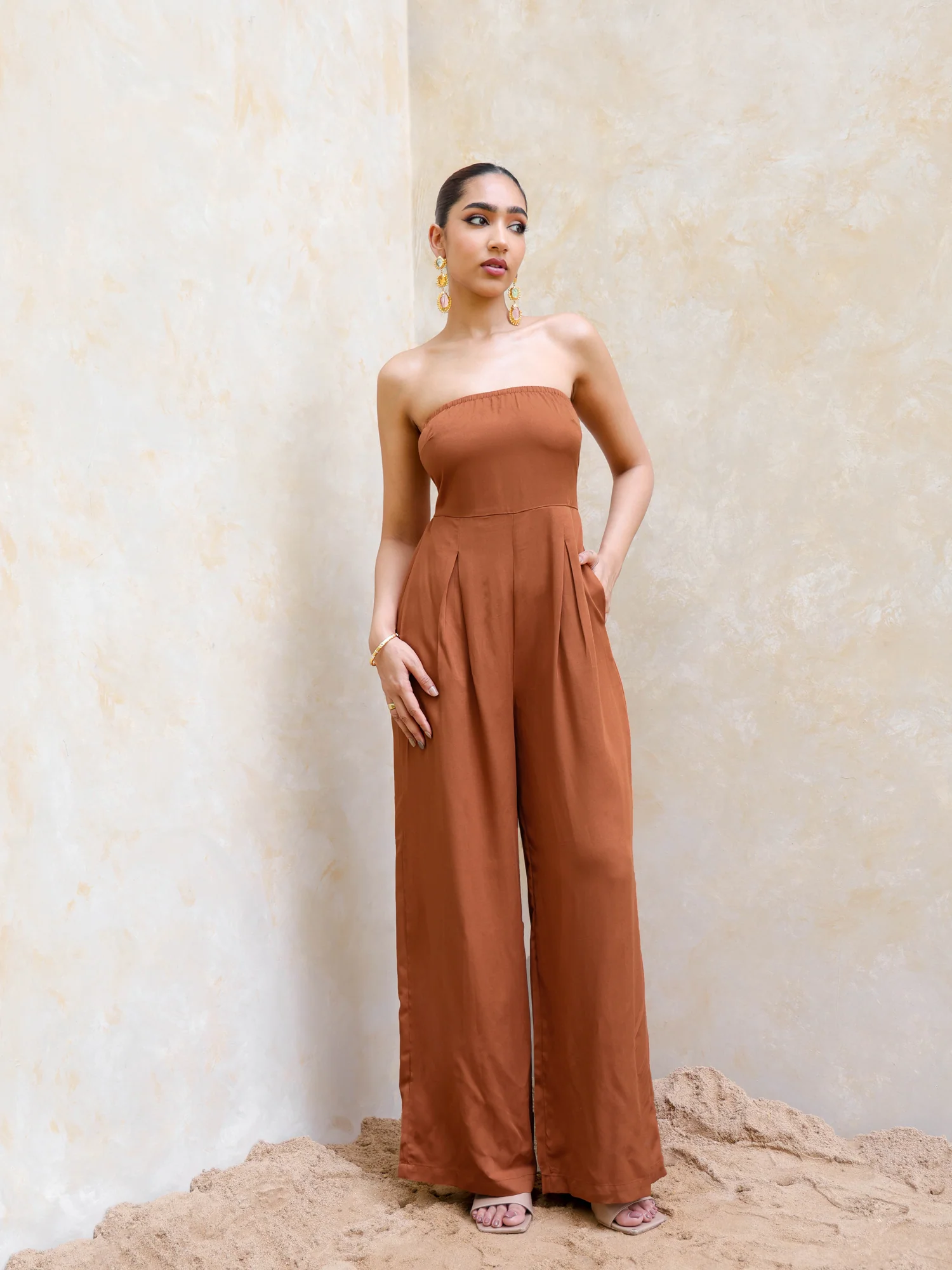 Back Smocking Jumpsuit - Image 3