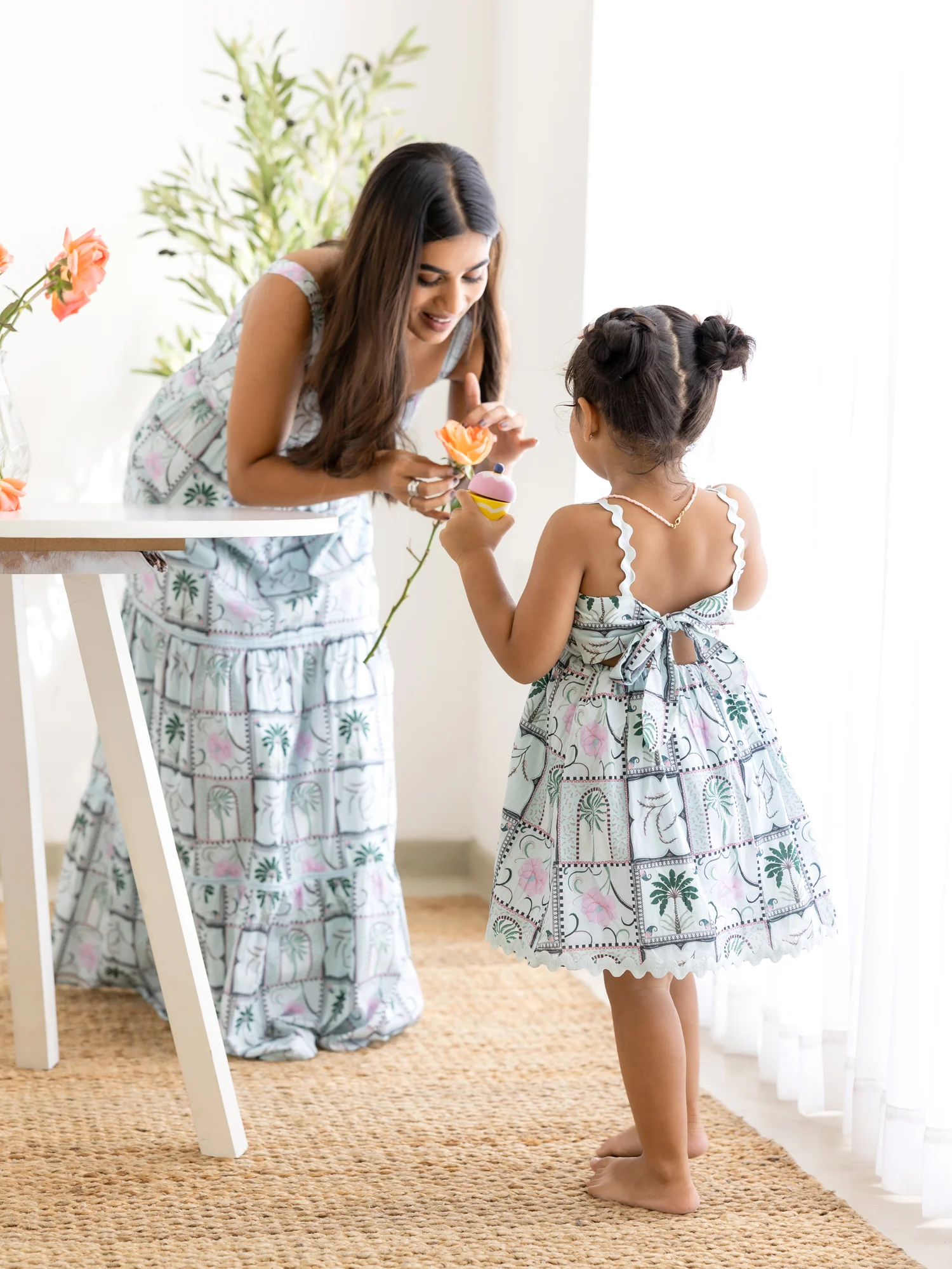 Back Smocking Tiered Maxi Dress - Image 3