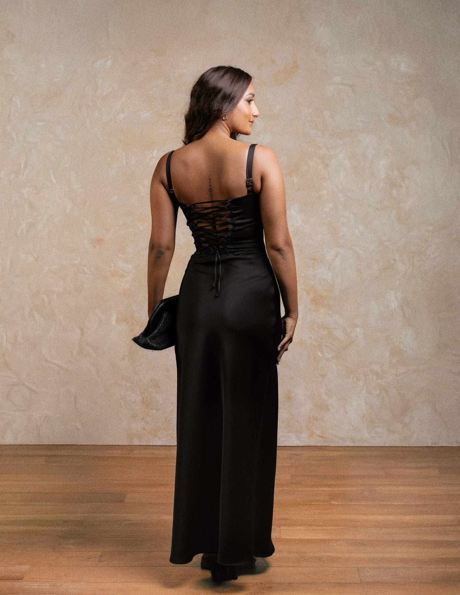 Back Tieup Button Down Corset Top - Image 2