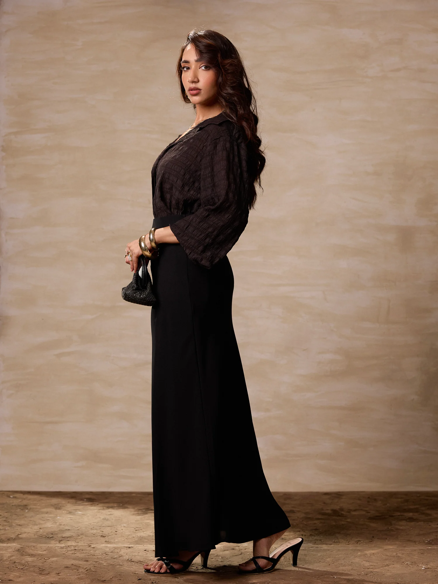 Balloon Sleeve Button Down Top - Image 4