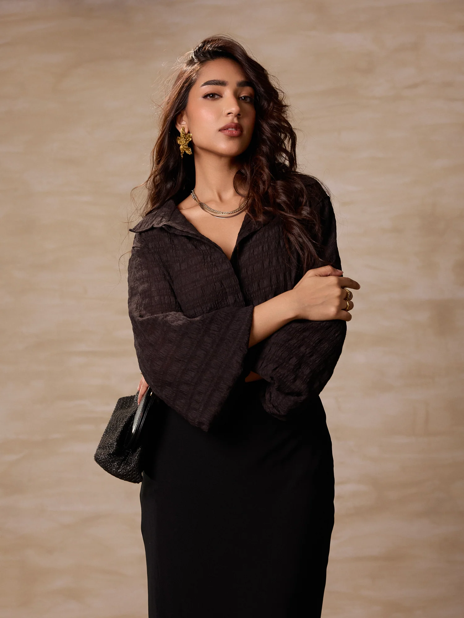 Balloon Sleeve Button Down Top - Image 5