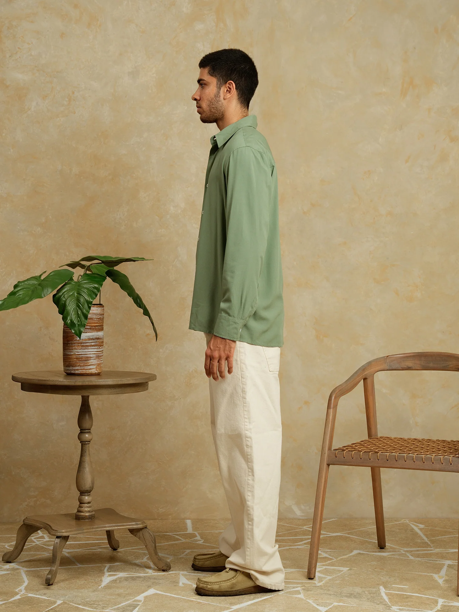 Basic regular collar shirt - Image 4