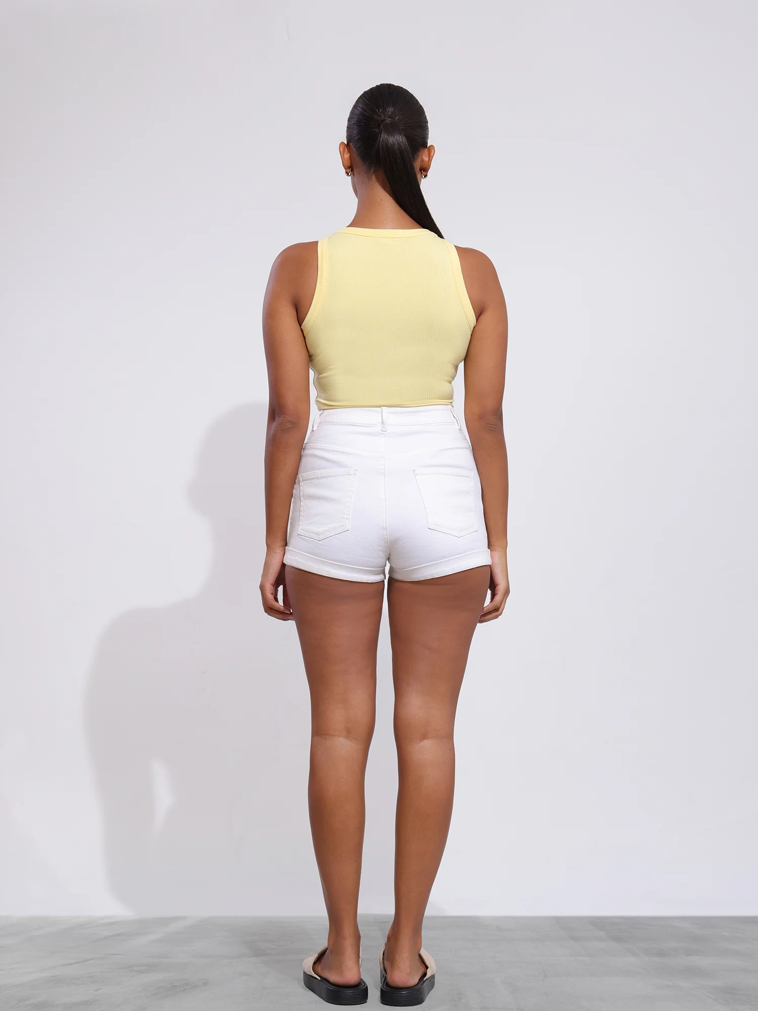 Beck High Neck Sleeveless Crop Top - Image 3