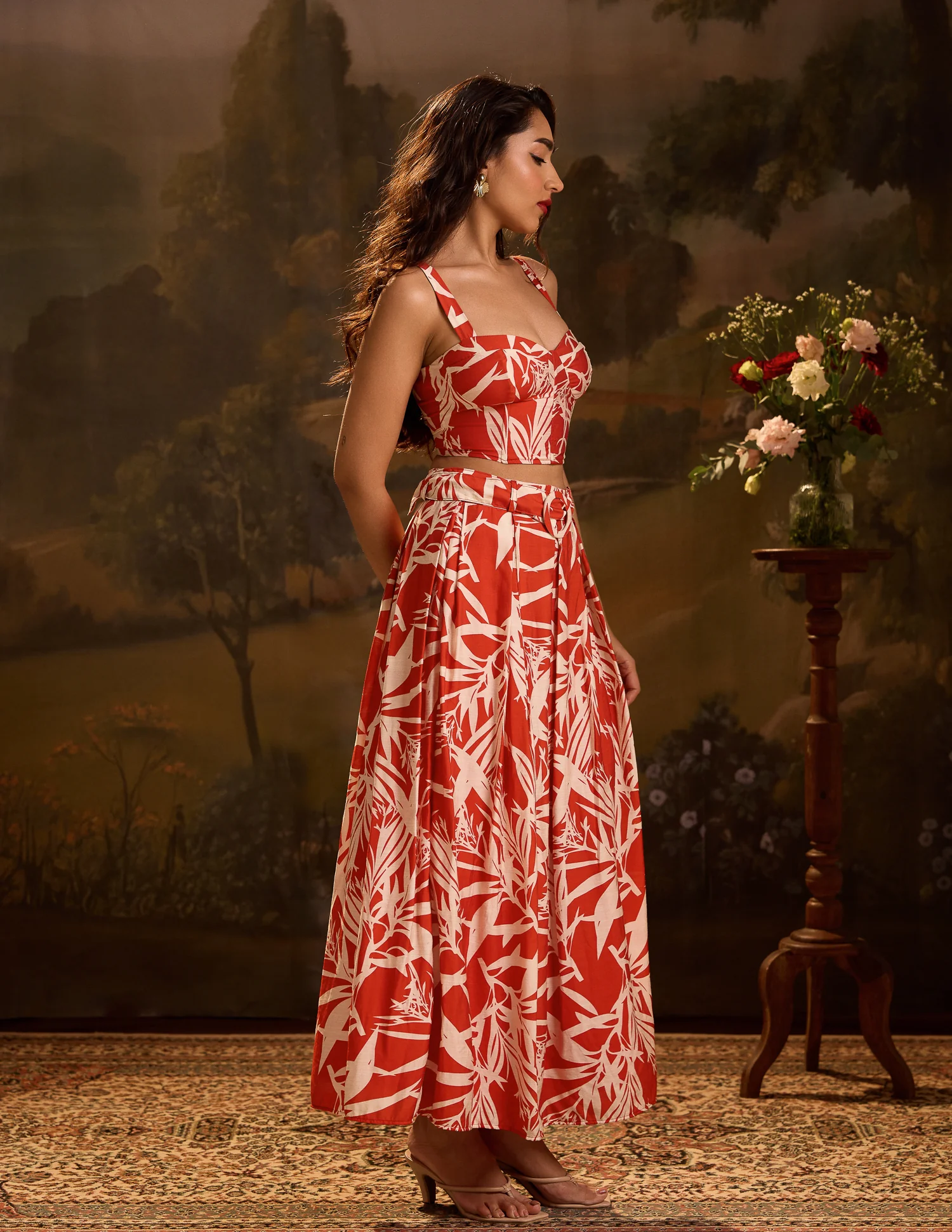 Belt Detailed Maxi Skirt - Image 4