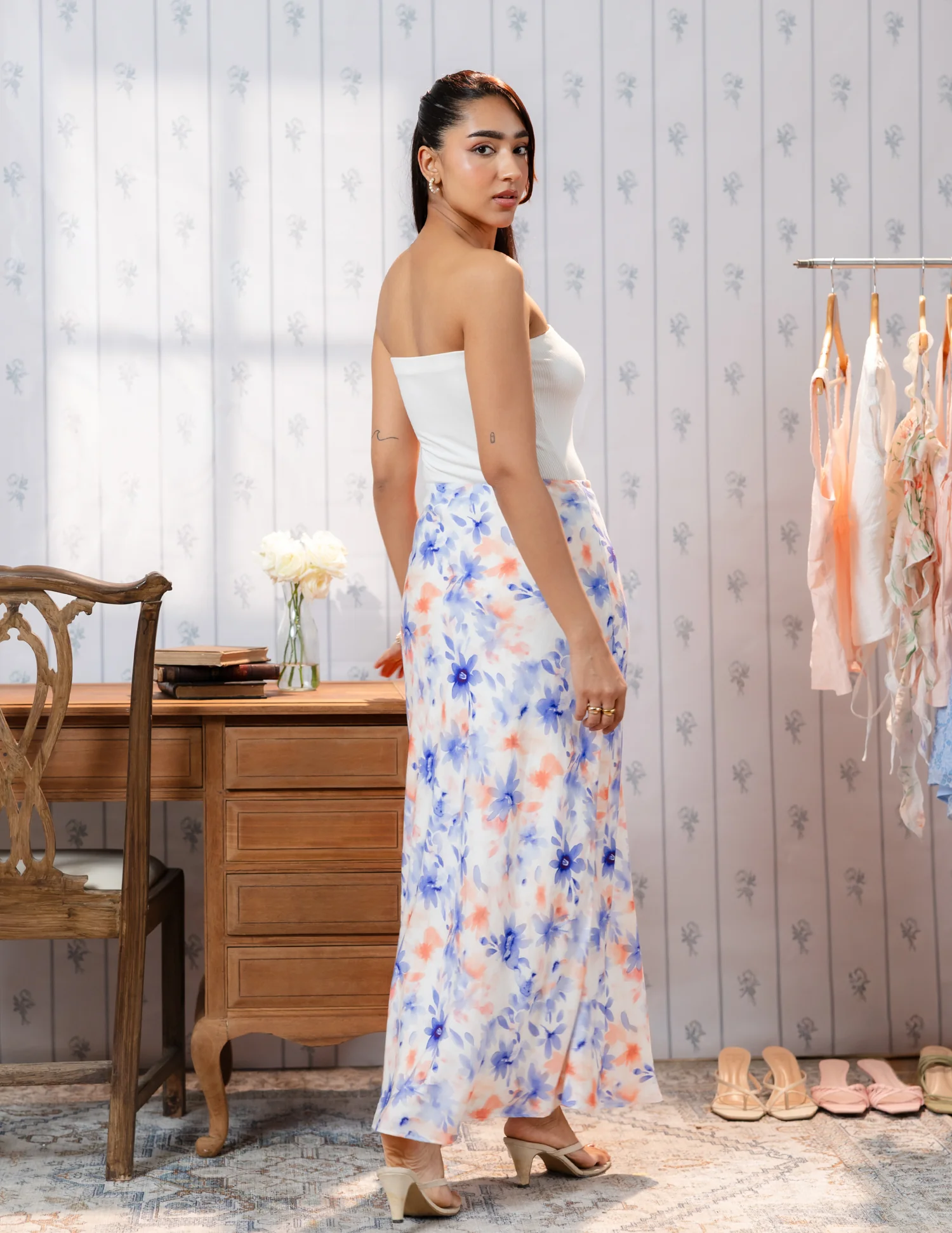 Bias Maxi Skirt - Image 2