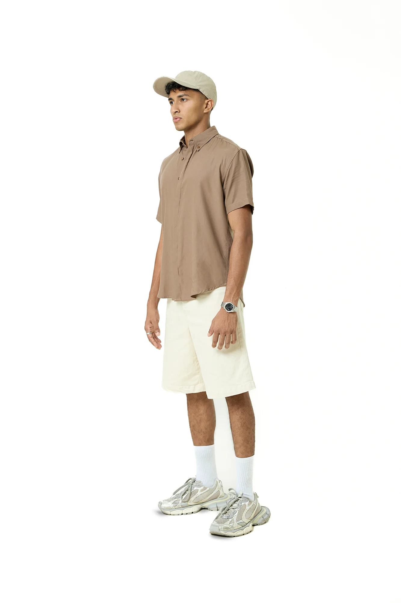 Button down detailed short sleeve shirt - Image 4