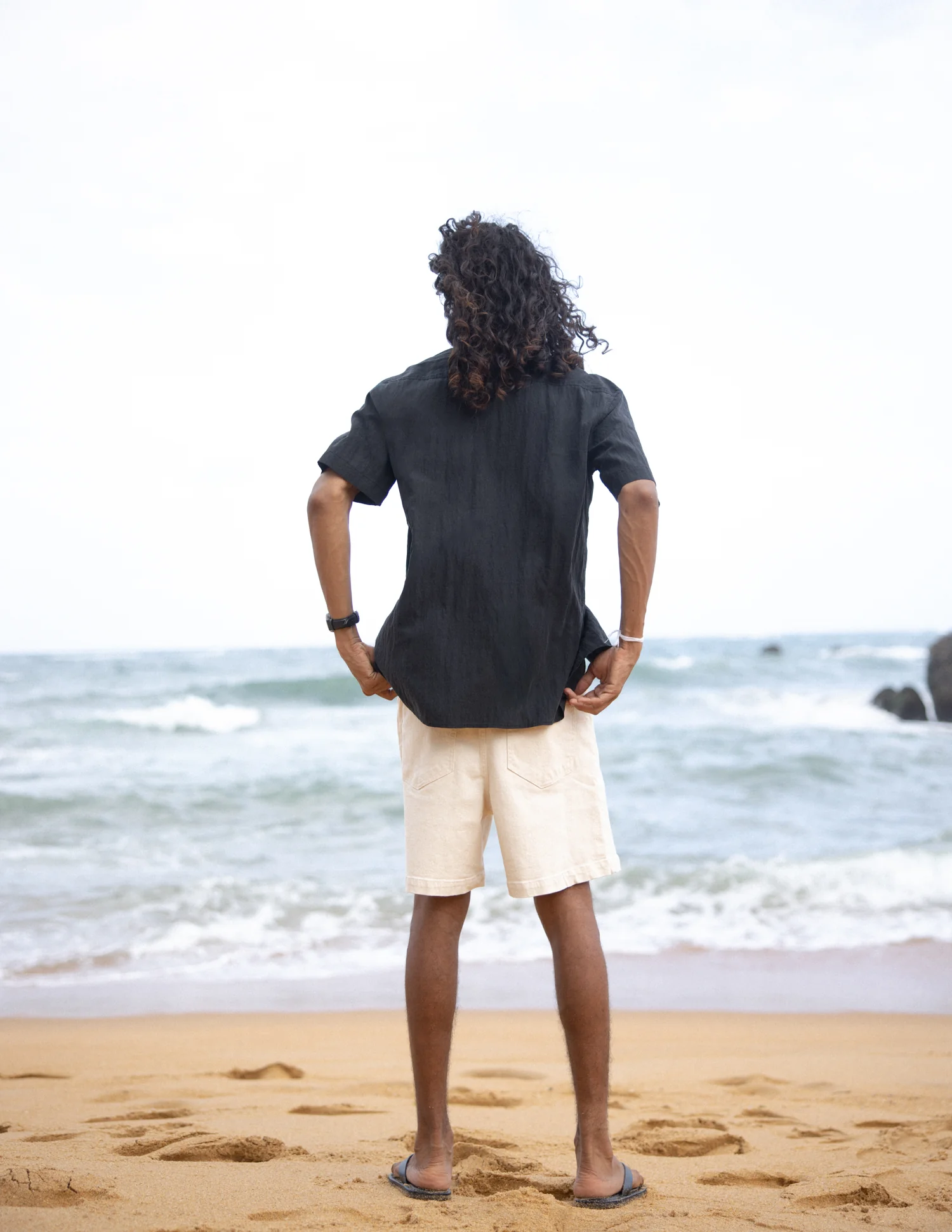 Btton down hidden placket shirt - Image 3
