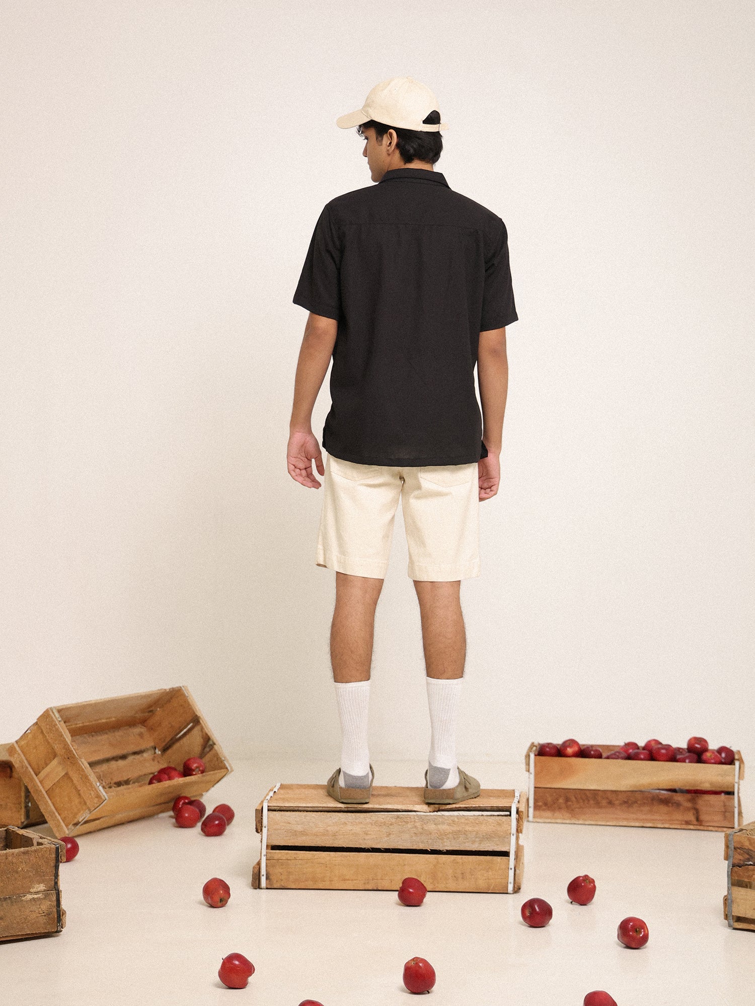 Button loop detailed oversize shirt - Image 3