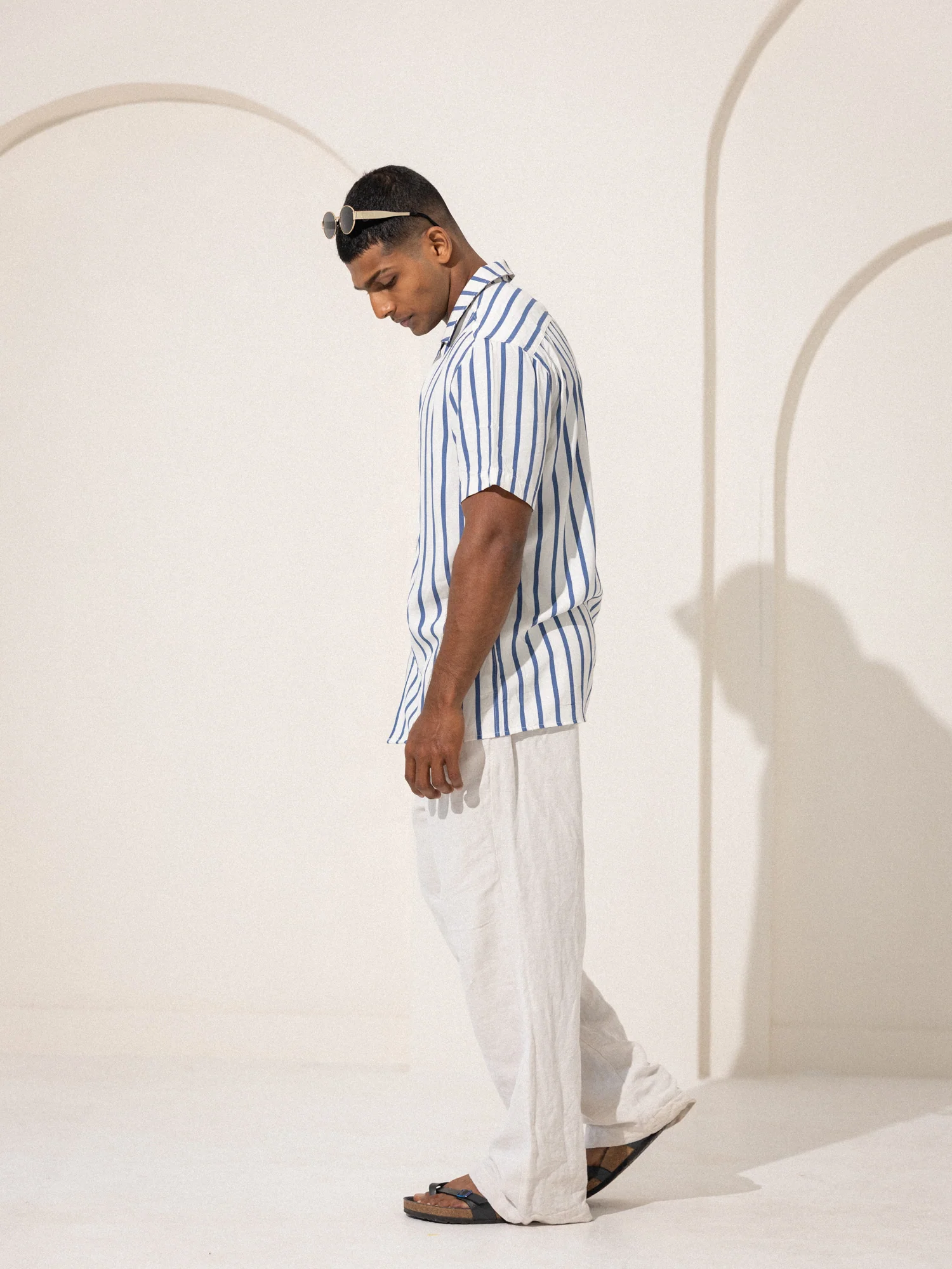 Camp collar oversized shirt - Image 3