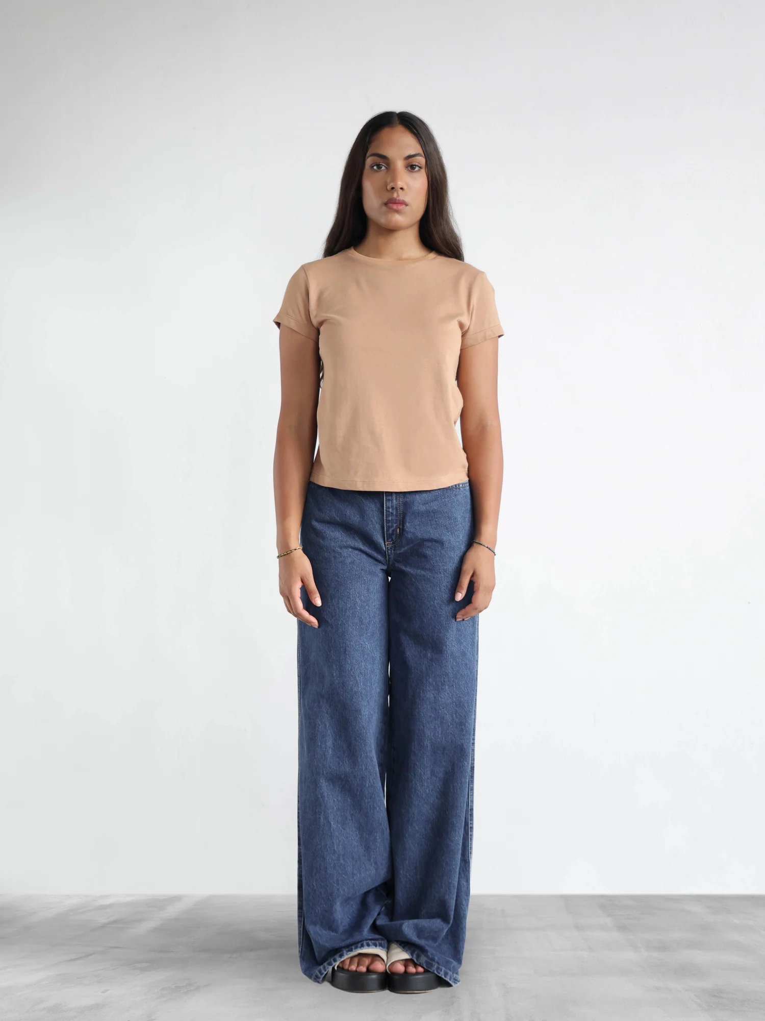 Cap Sleeved Regular Fit T-Shirt - Image 4