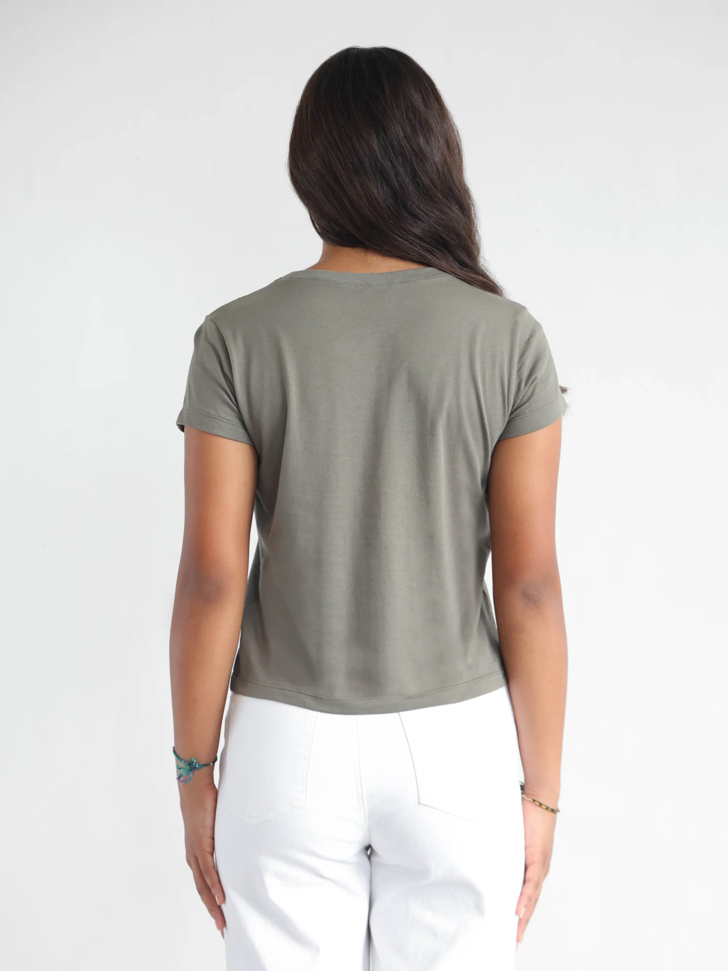 Cap Sleeved Regular Fit T-Shirt - Image 3