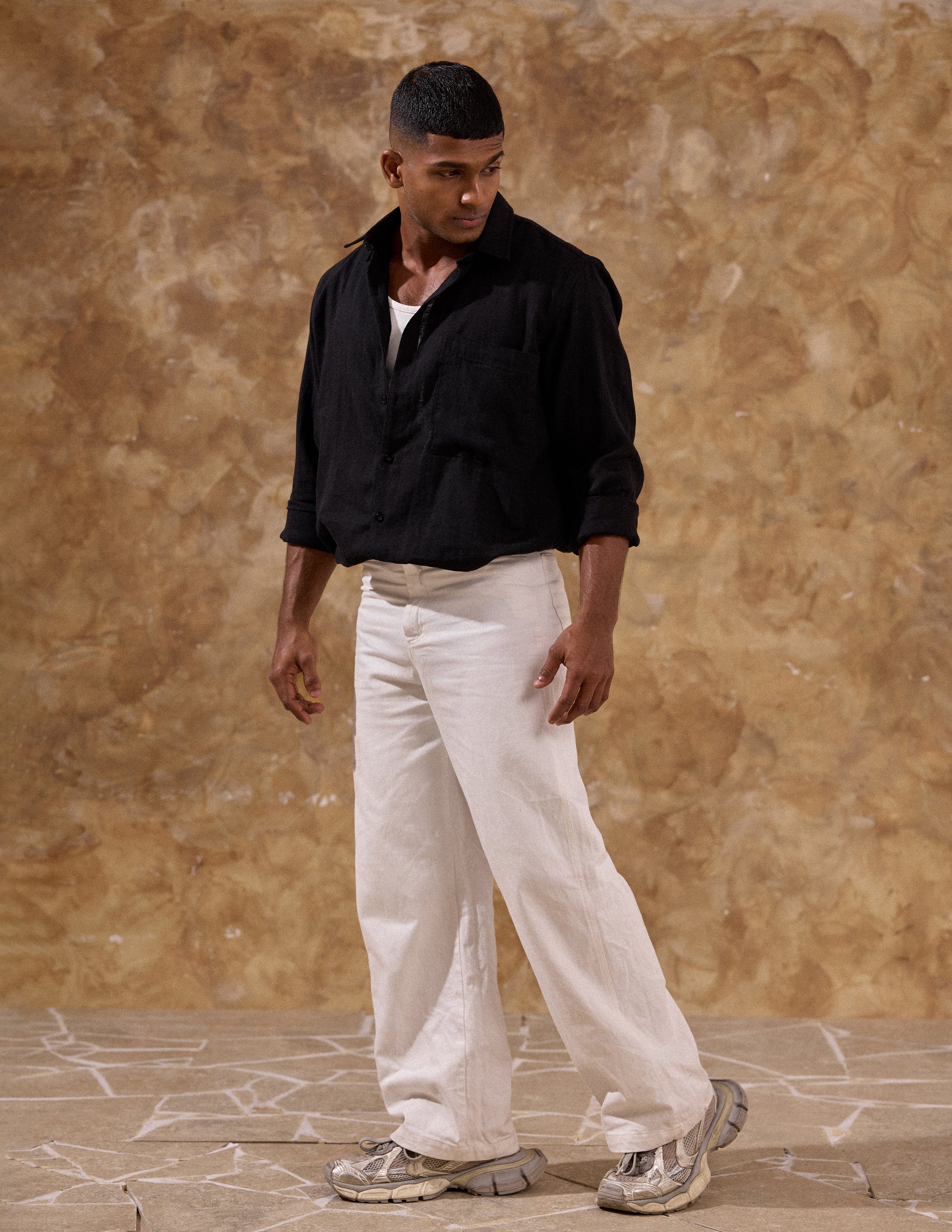 Chest pocket detail long sleeve shirt - Image 3