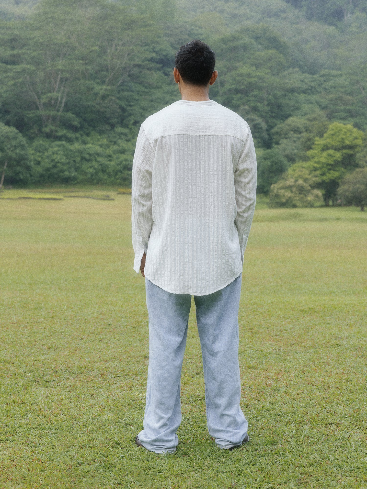 Chinese collar oversized shirt - Image 5