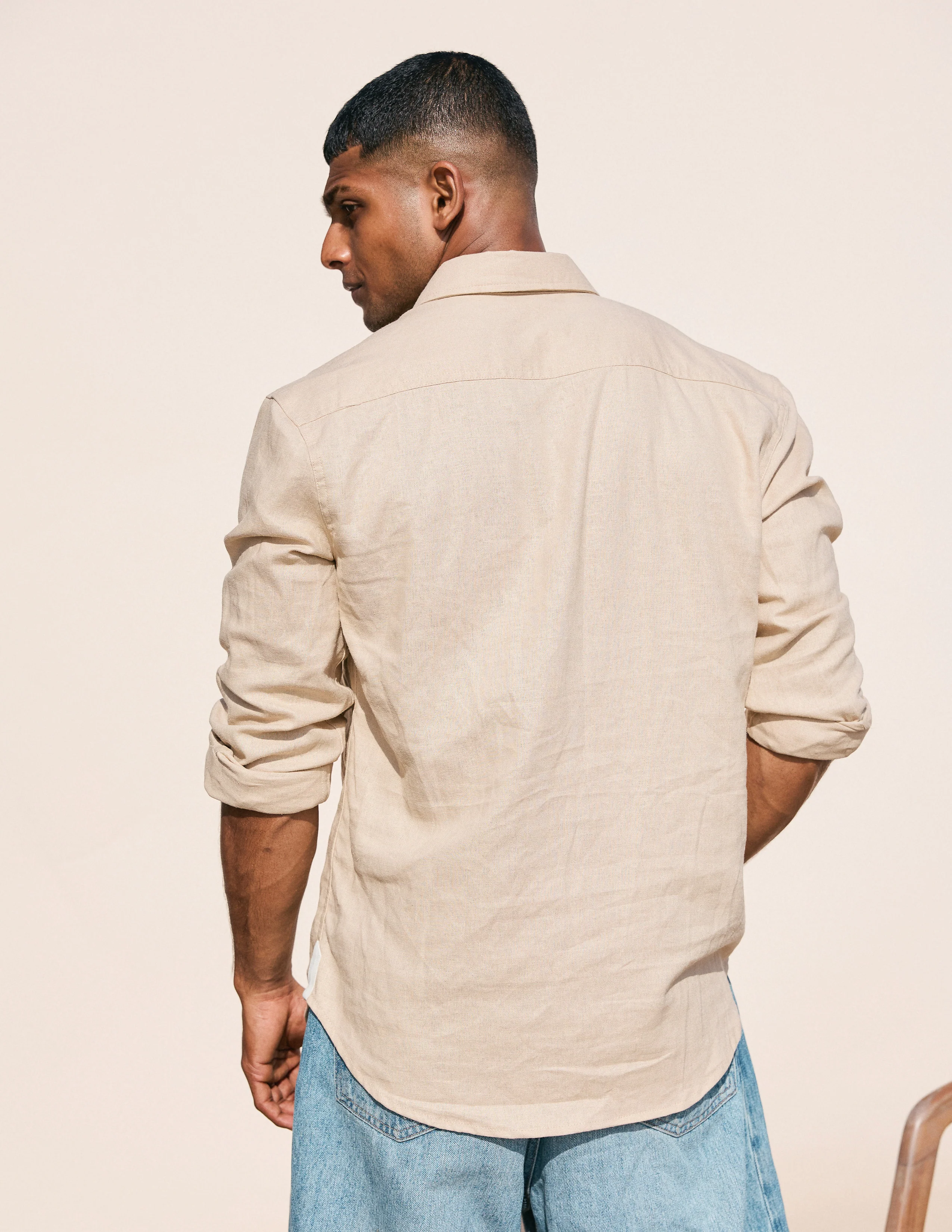 Contrast tab detail shirt - Image 3