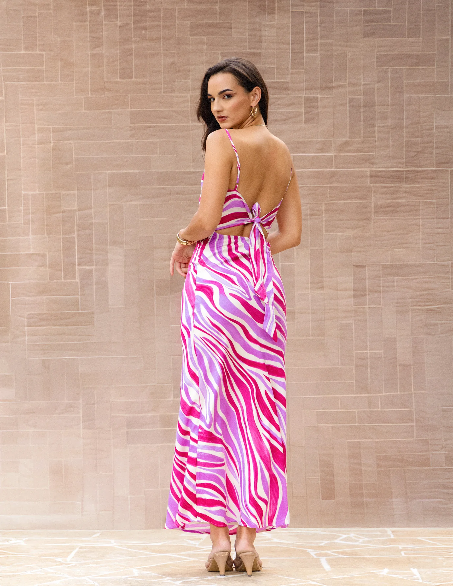 Cowl Neck Maxi Dress - Image 3