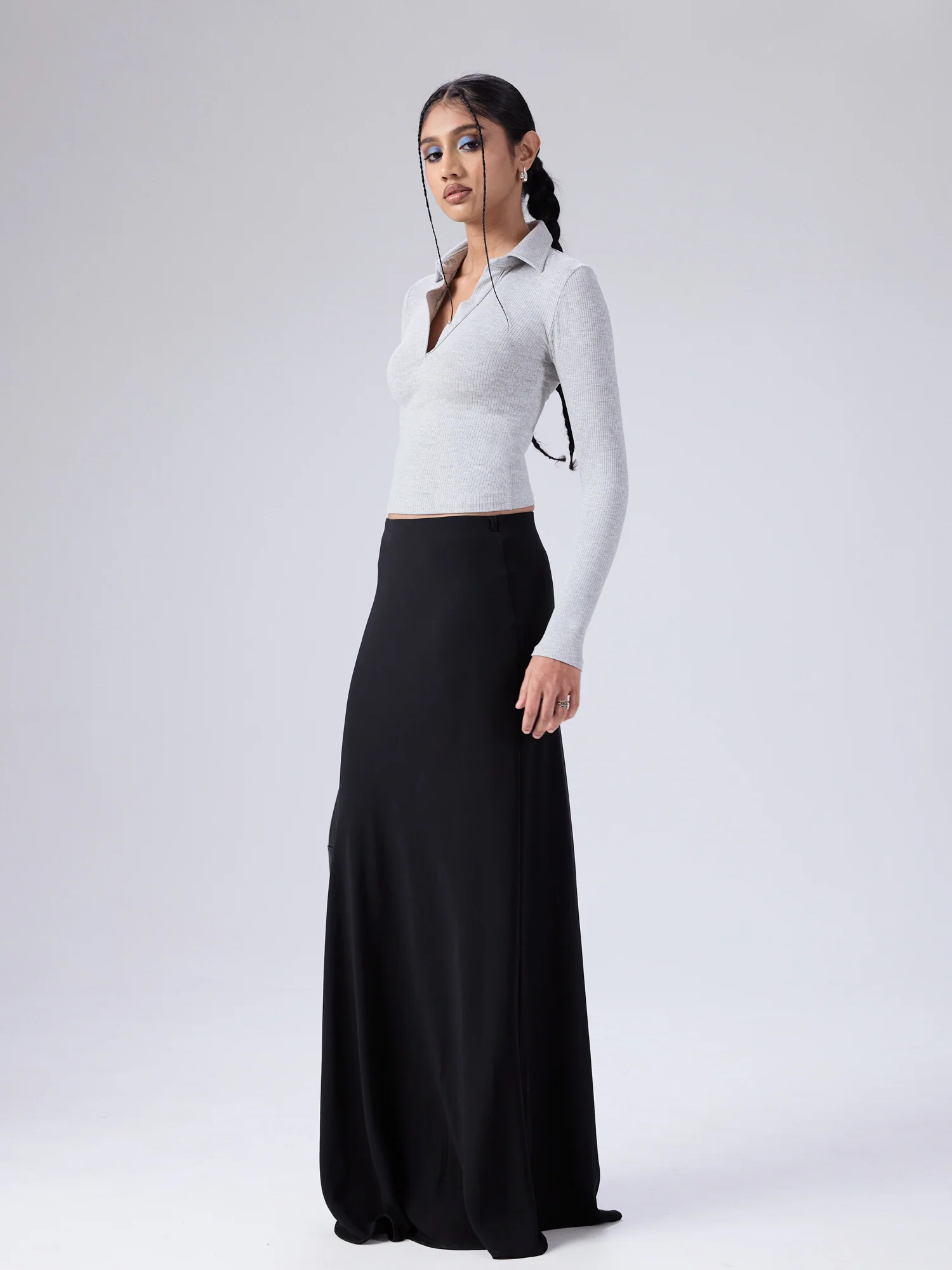 Daphne Collar Detailed Long Sleeved Top - Image 3