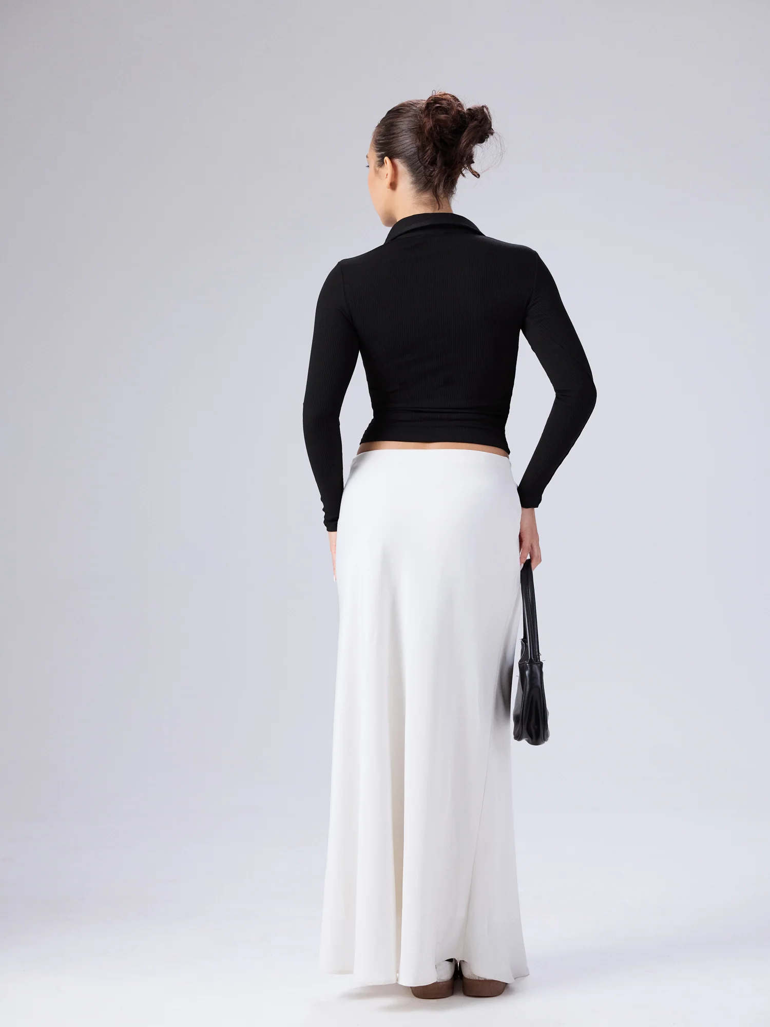 Daphne Collar Detailed Long Sleeved Top - Image 3