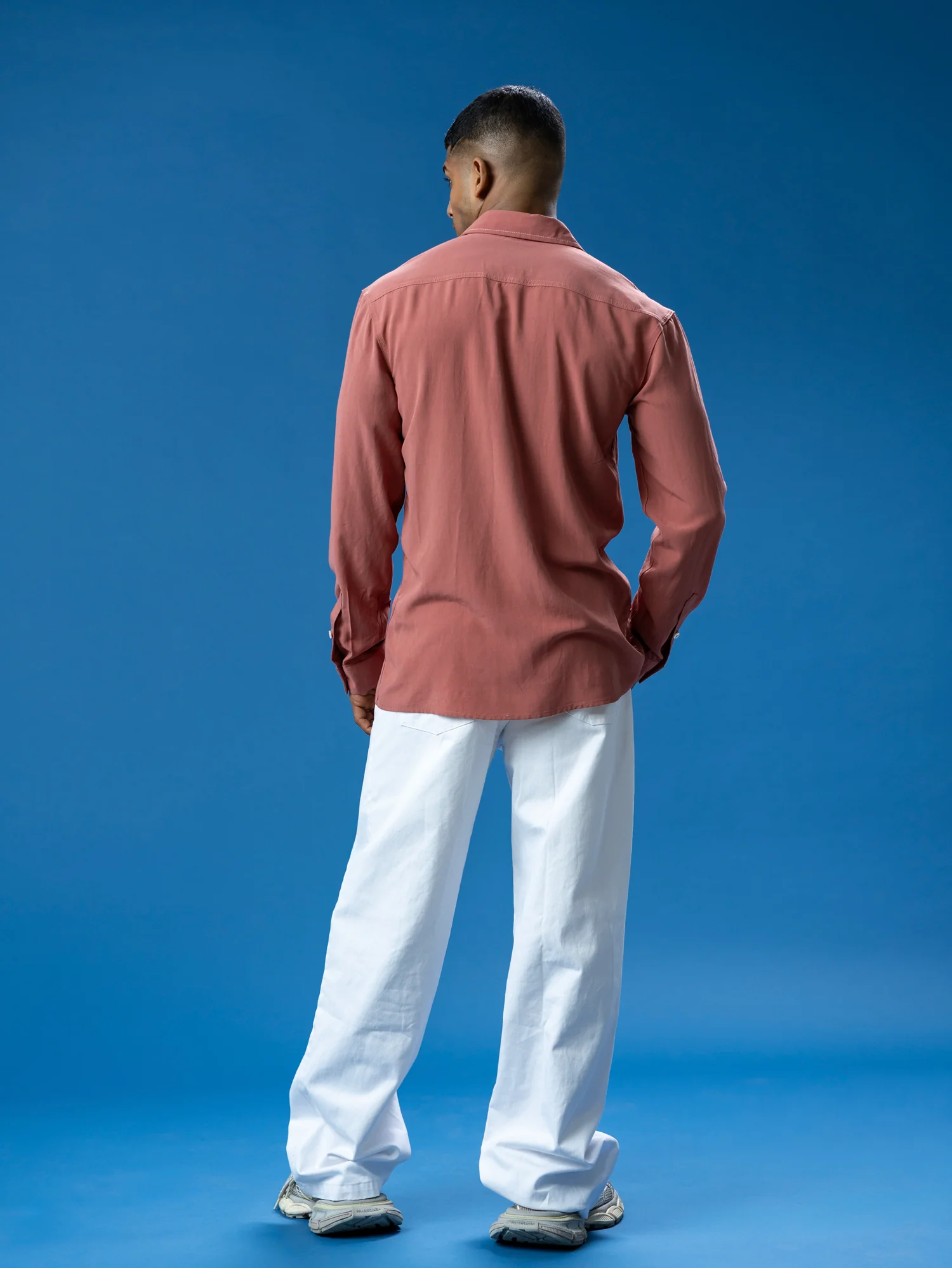 Double stitch line detailed shirt - Image 3