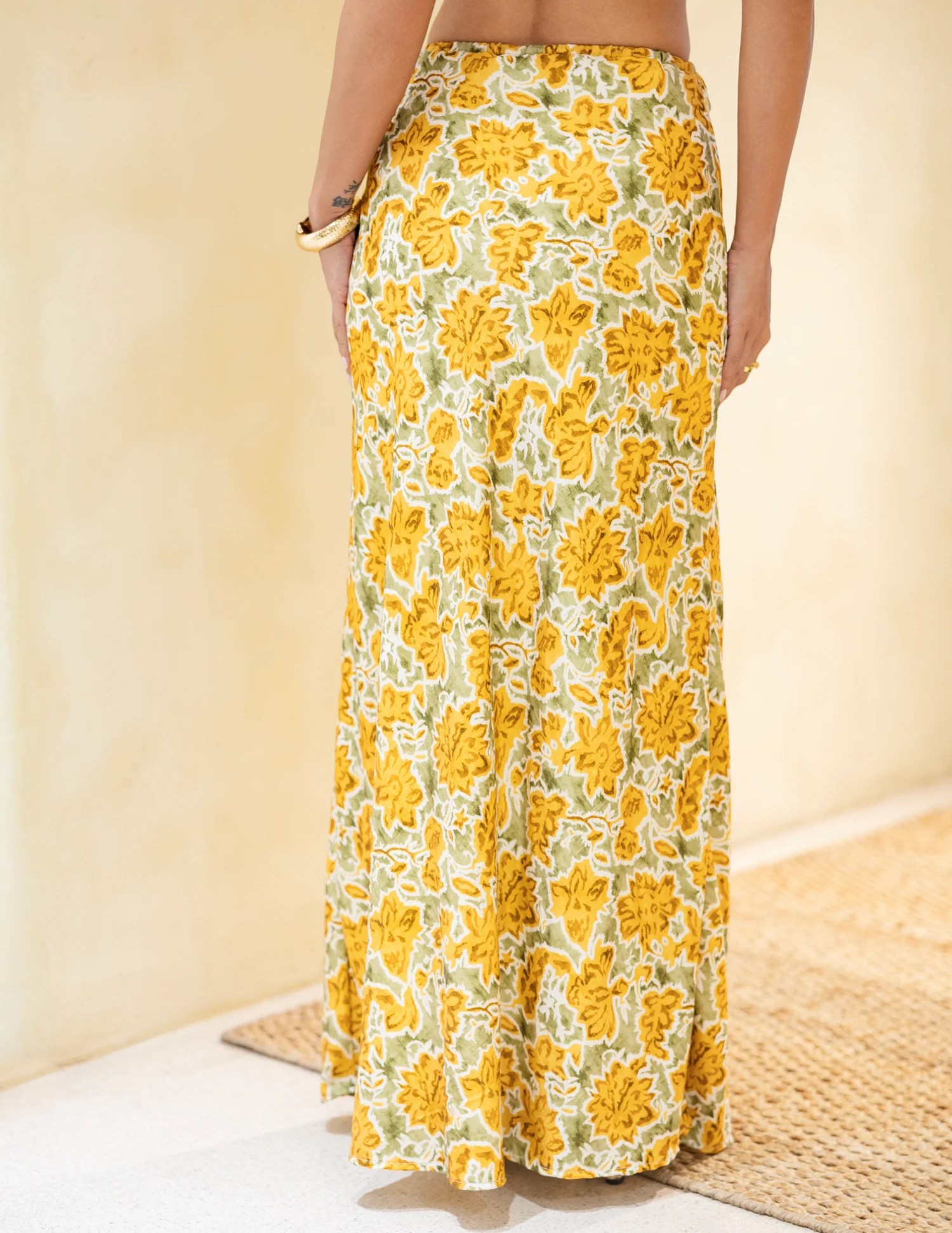 Drawstring Bias Skirt - Image 4