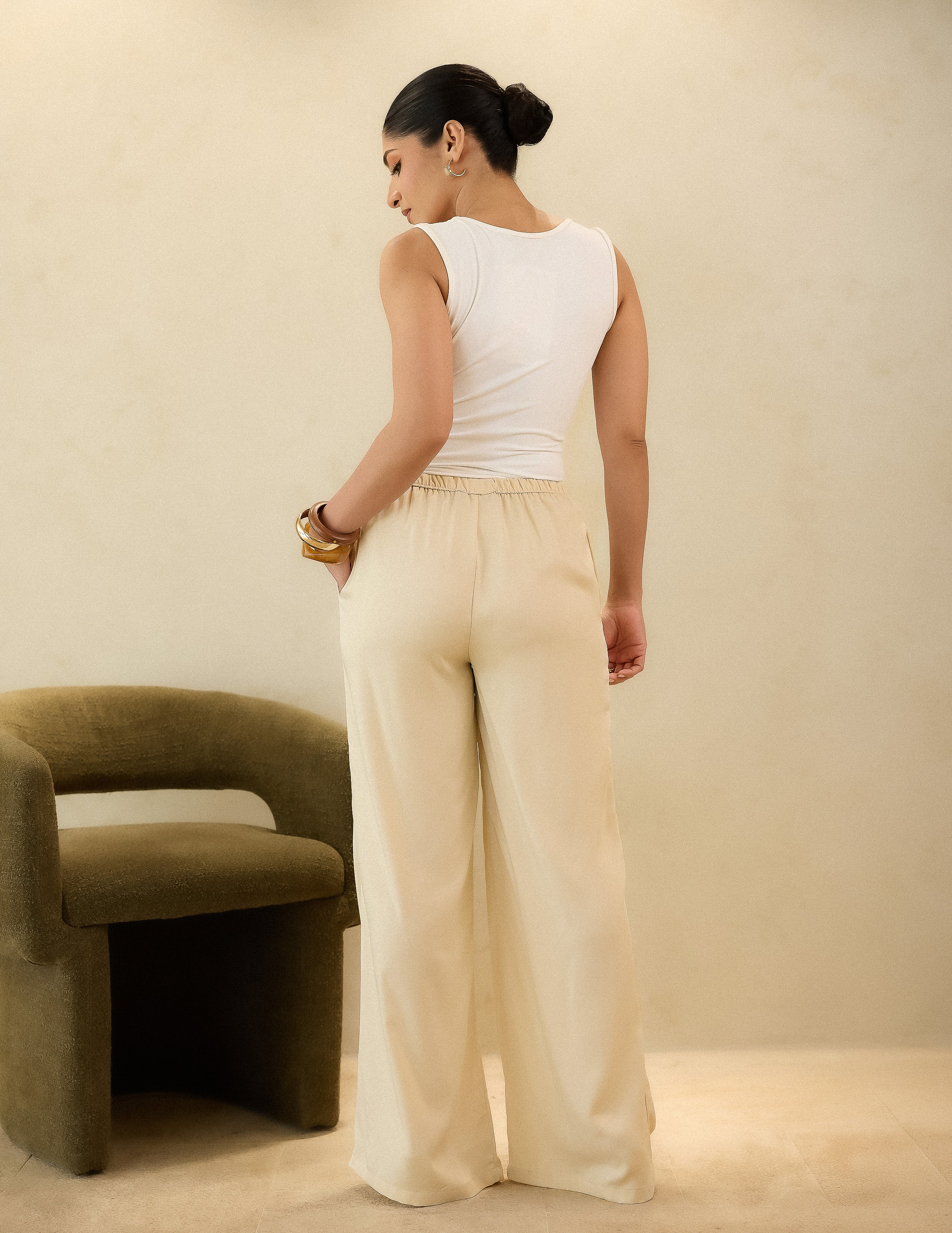 Drawstring Straight Leg Pant - Image 4