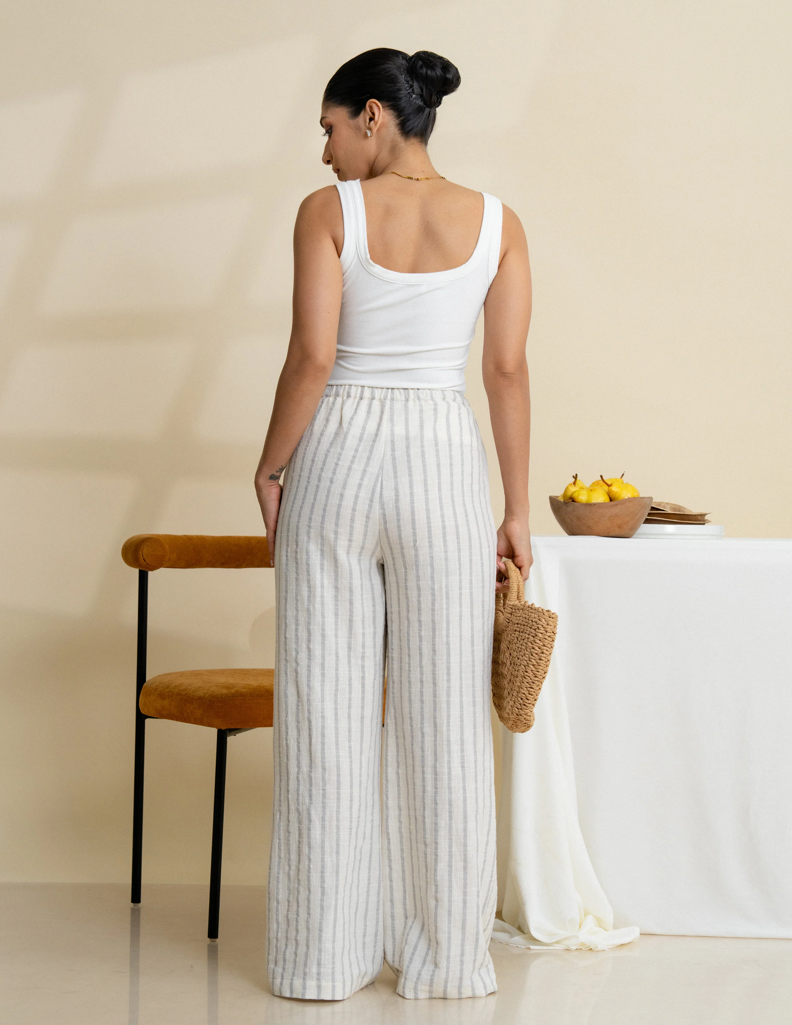Drawstring Stripe Pant - Image 5