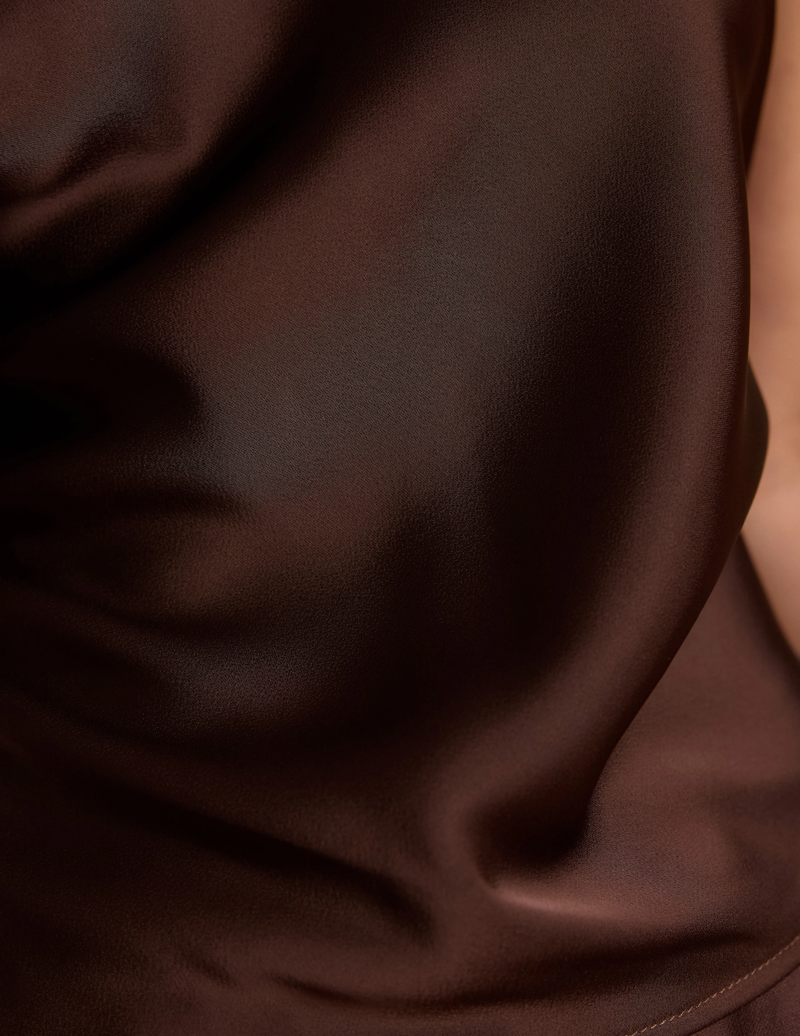 Drop Shoulder Satin Top - Image 2