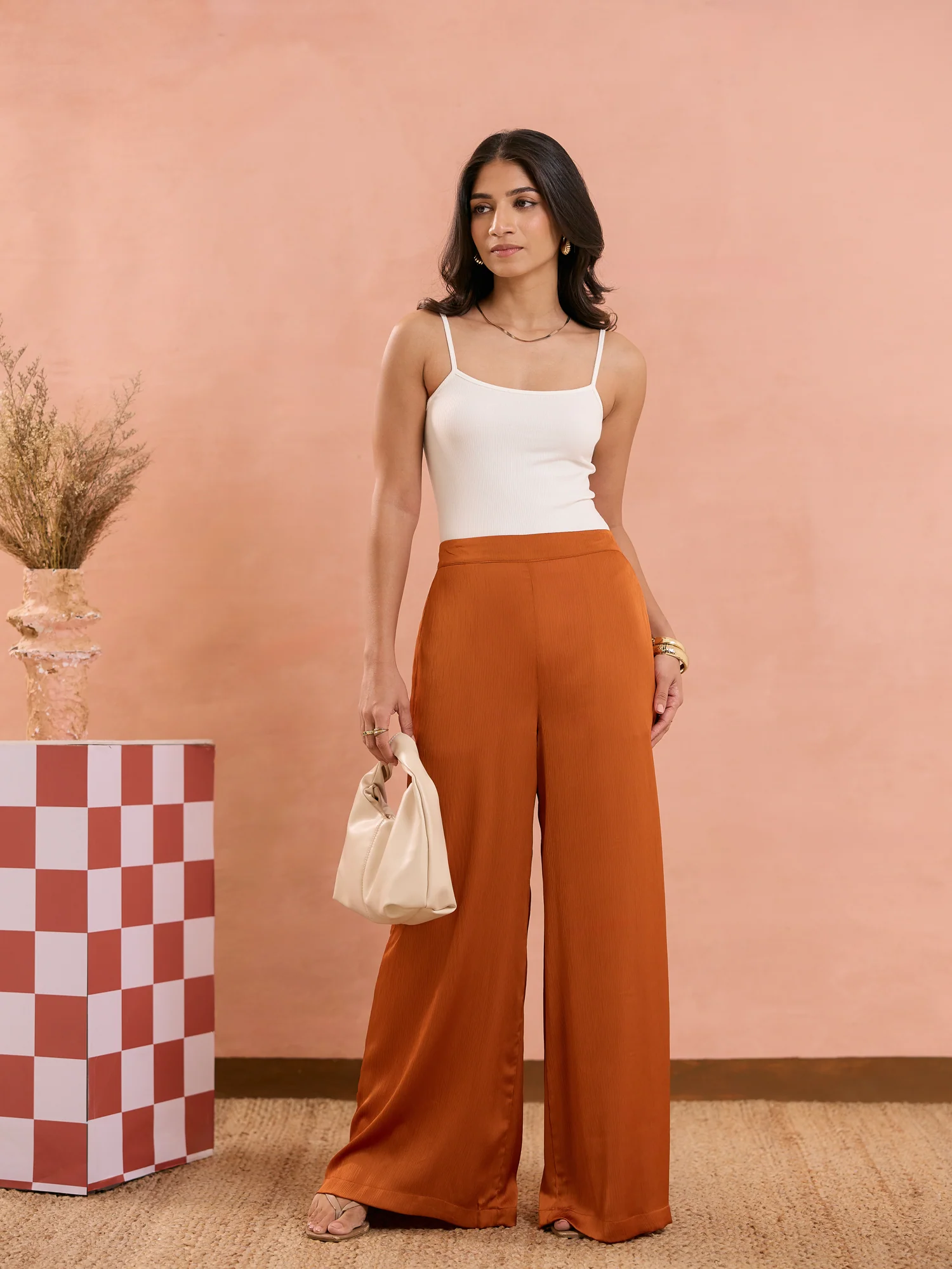 Elasticated Straight Leg Pant