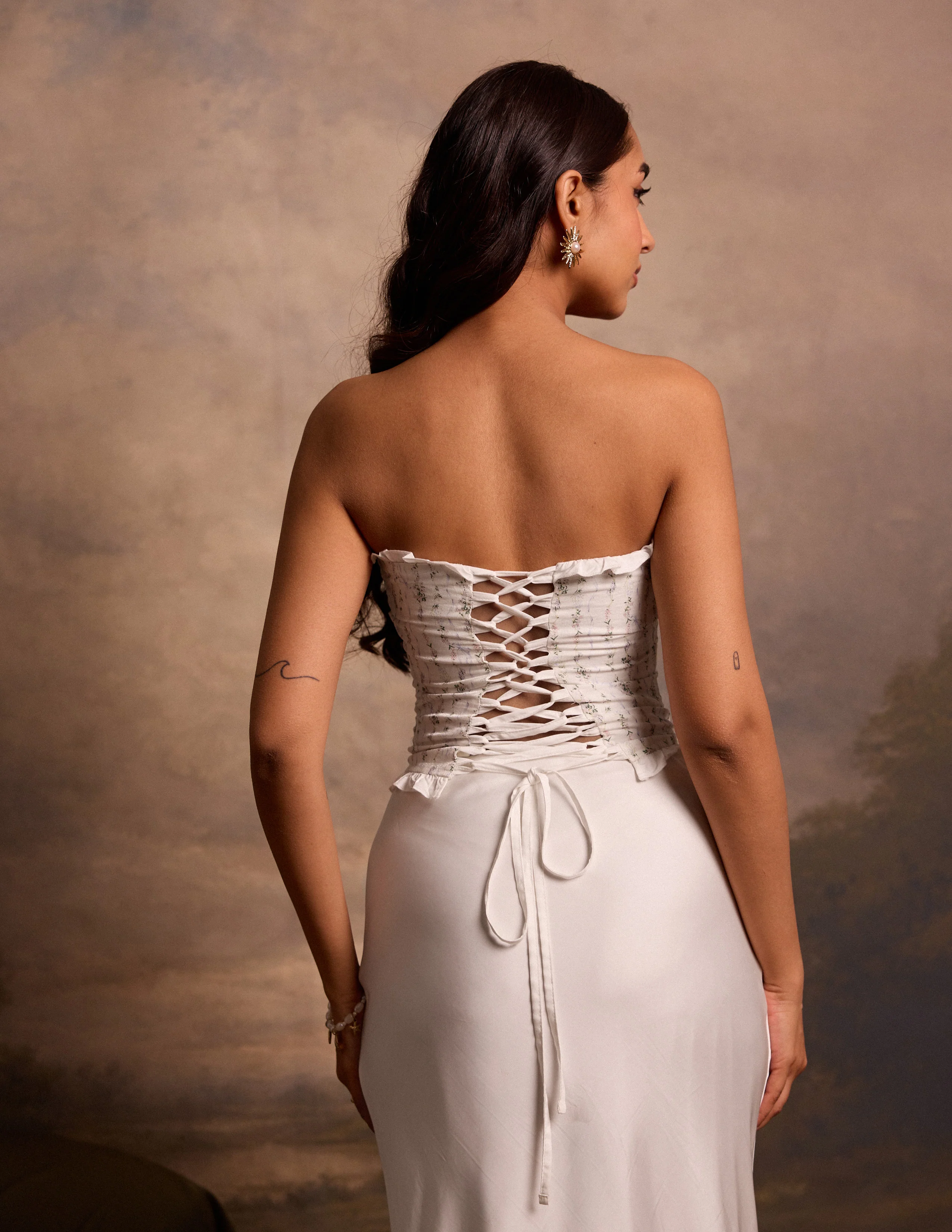 Floral Print Corset Top - Image 4