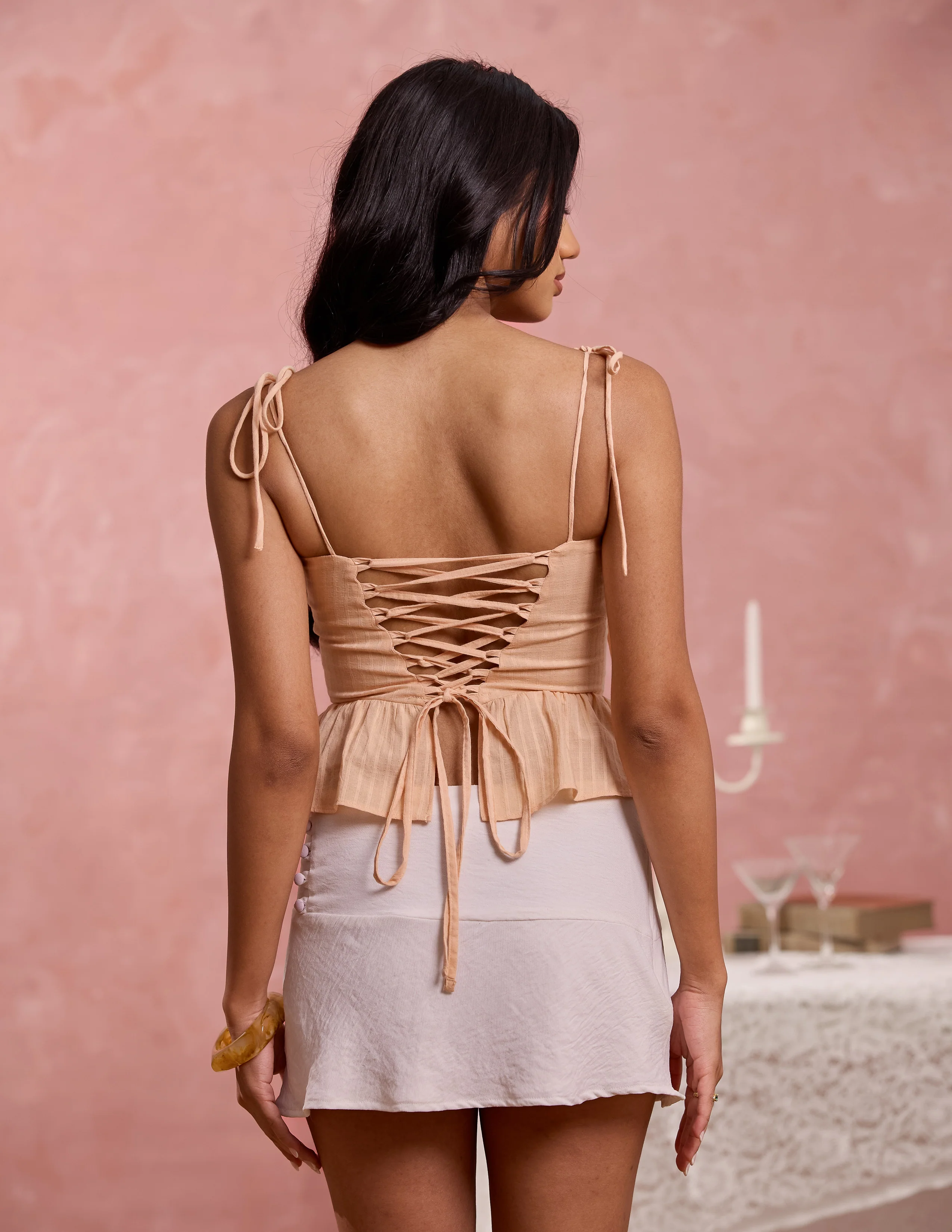 Frill Detail Corset Top - Image 4