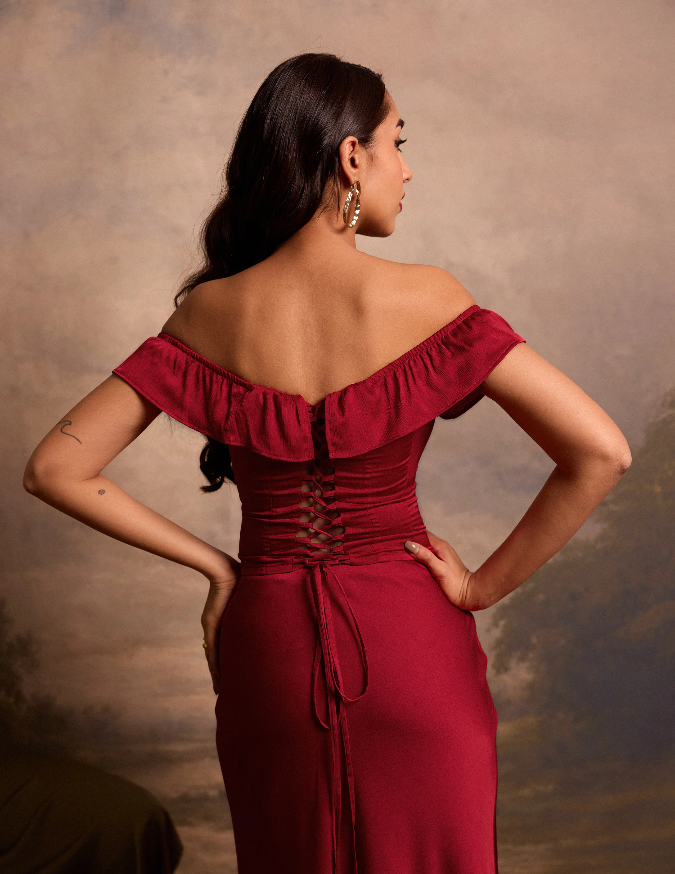 Frill Detailed Corset Top - Image 3