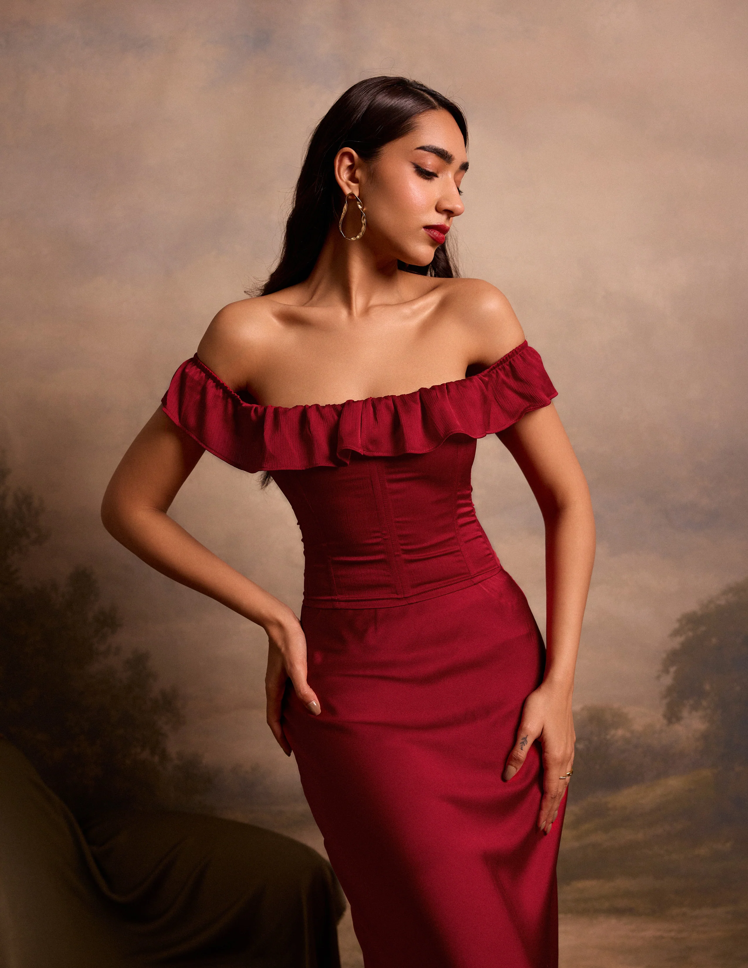 Frill Detailed Corset Top - Image 4