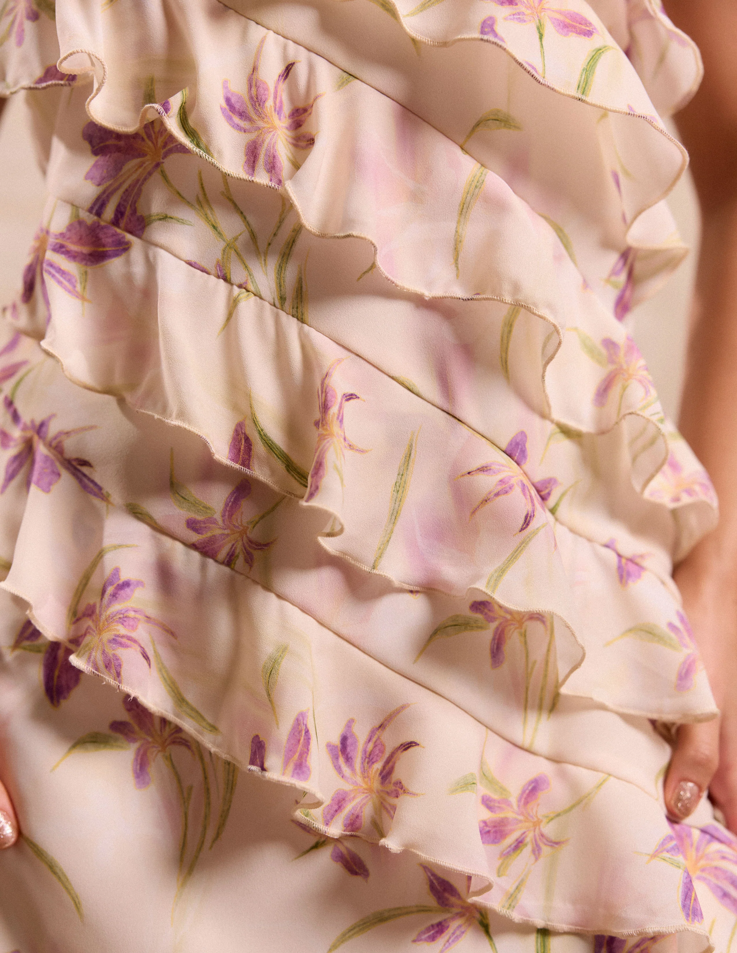 Frill Detailed Mini Dress - Image 2