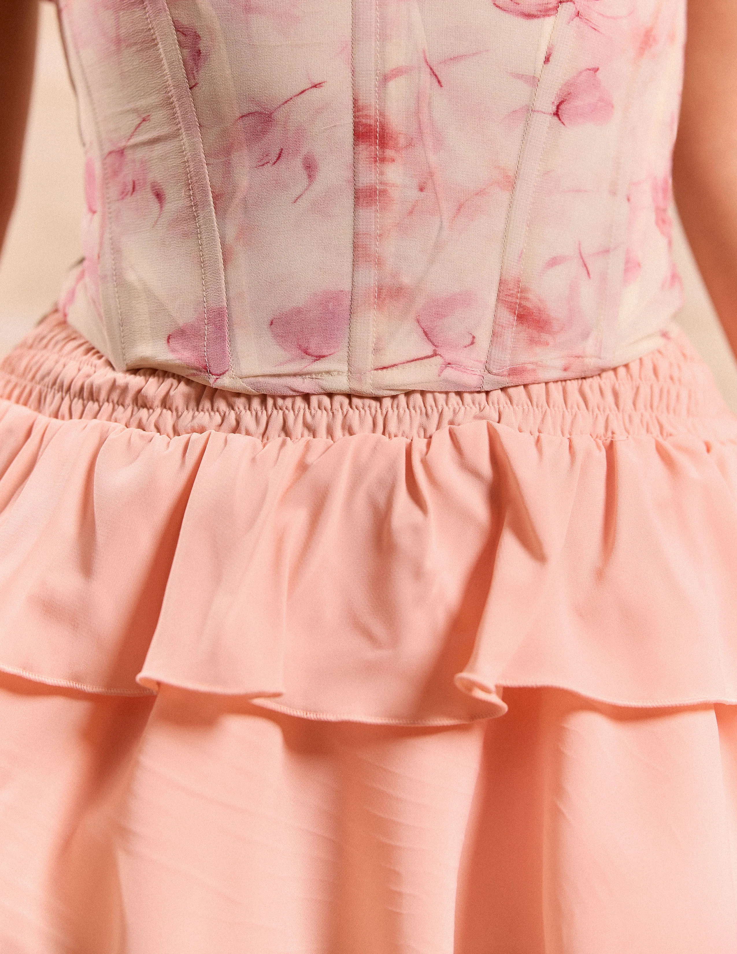 Frill Detailed Mini Skirt - Image 2