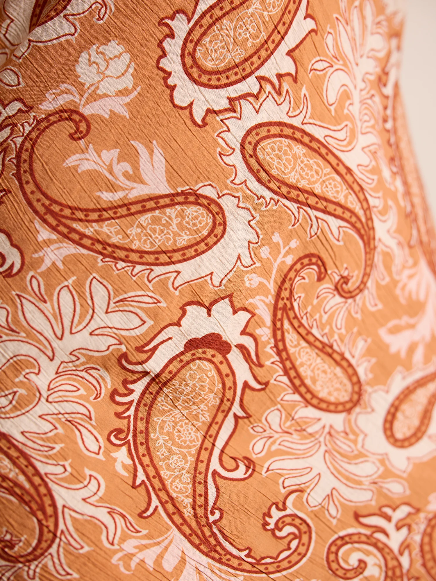 Frill Detailed Tie Up Printed Mini Dress - Image 4