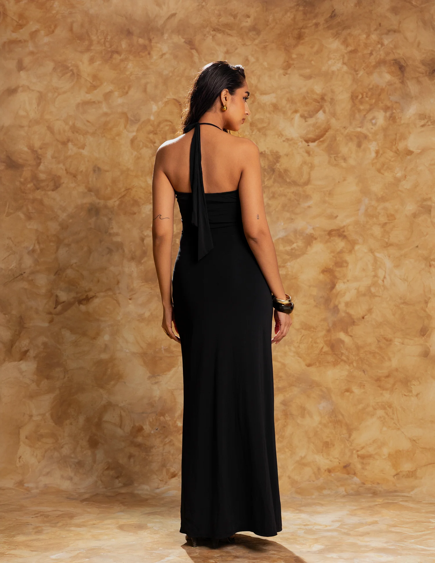Front Twisted Maxi Dress - Image 3