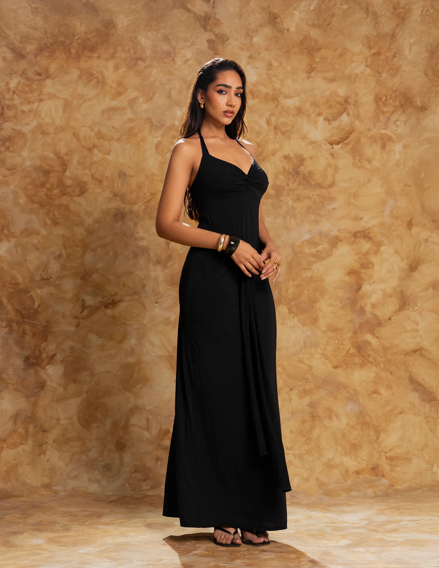 Front Twisted Maxi Dress - Image 4