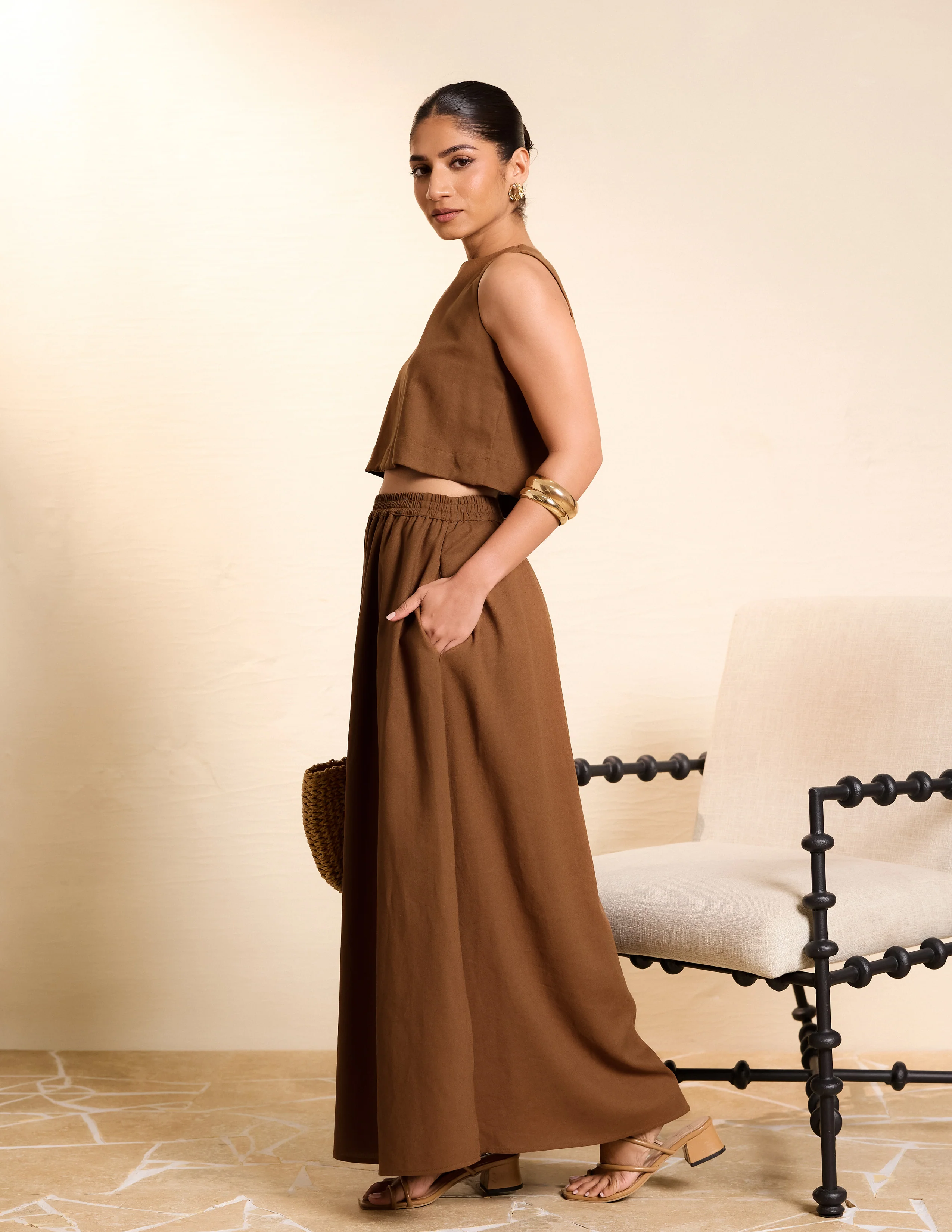 Full Flared Maxi Skirt - Image 3