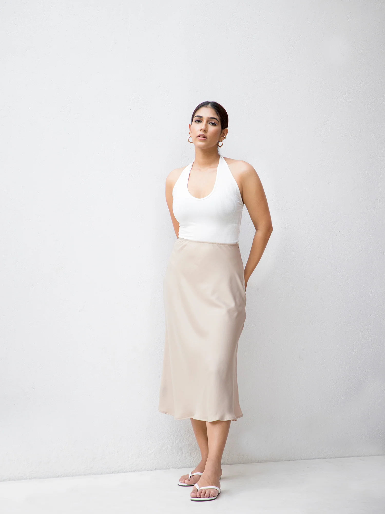 Halter Neck Rib Bodysuit - Image 4