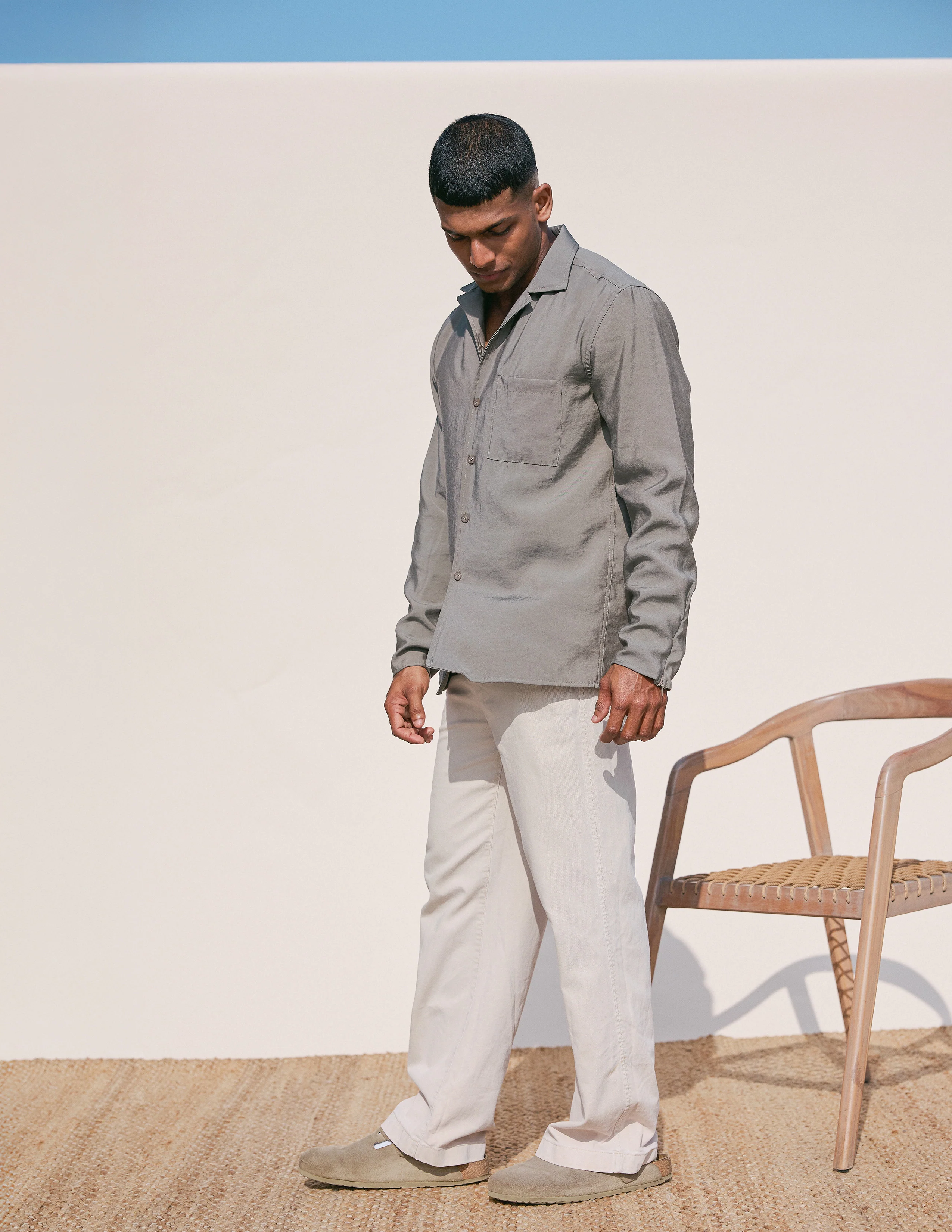 Hidden zipper detail shirt - Image 5