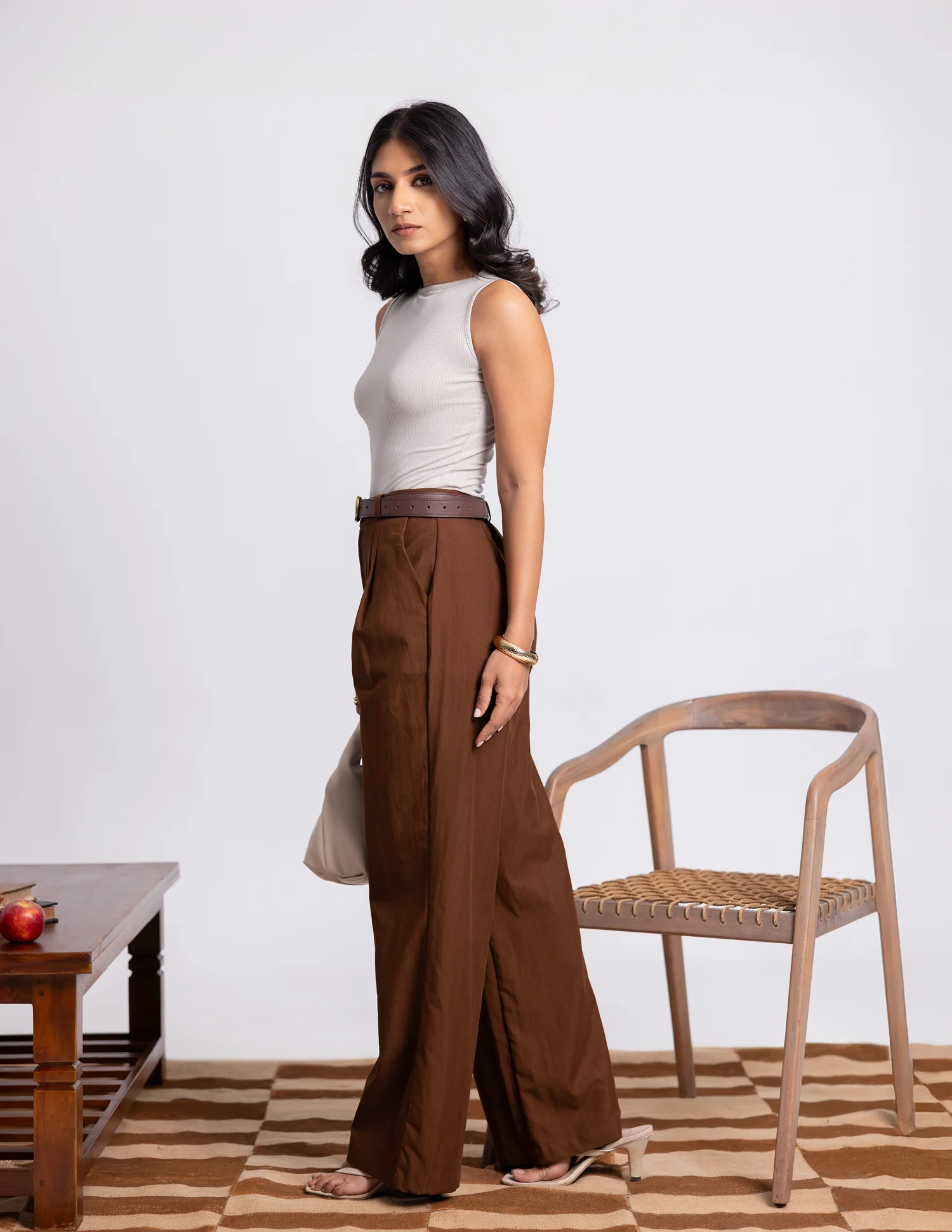 High Neck Body Fitted Top - Image 4