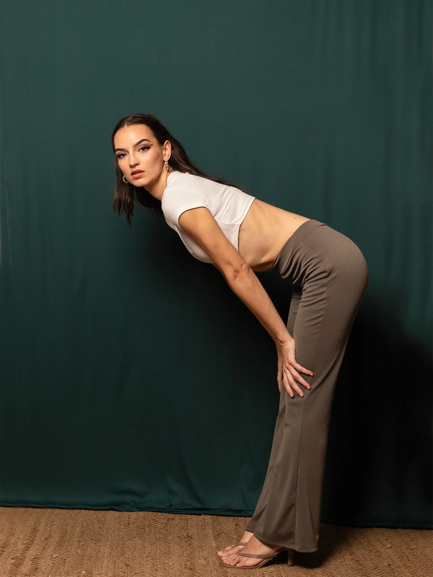 High Waist Boot Leg Trouser - Image 5