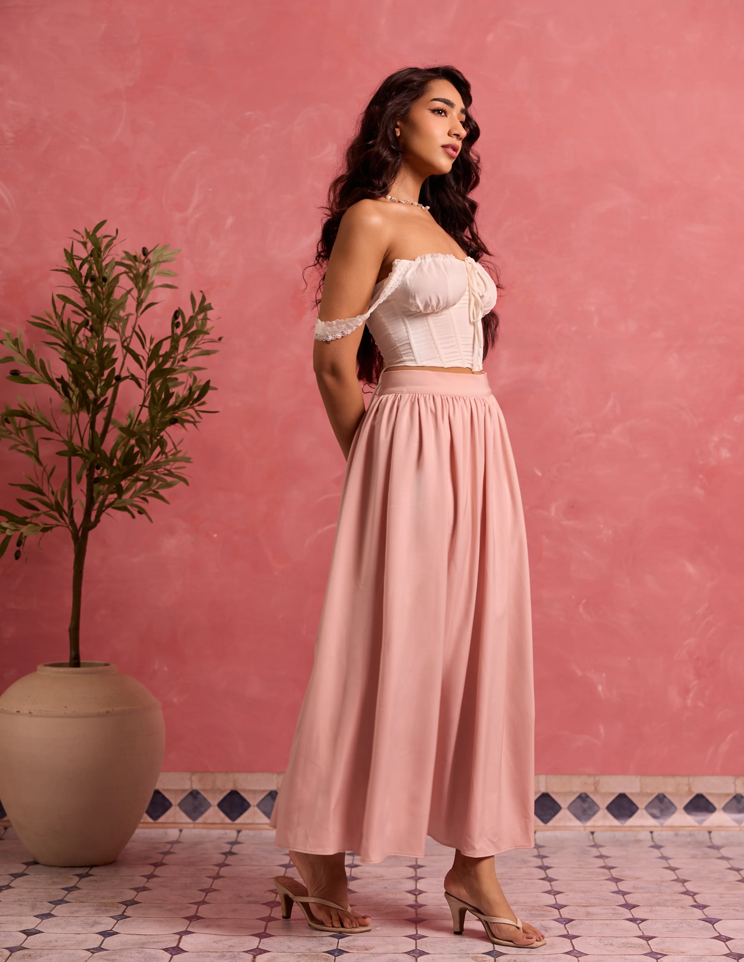 High Waist Maxi Skirt - Image 3