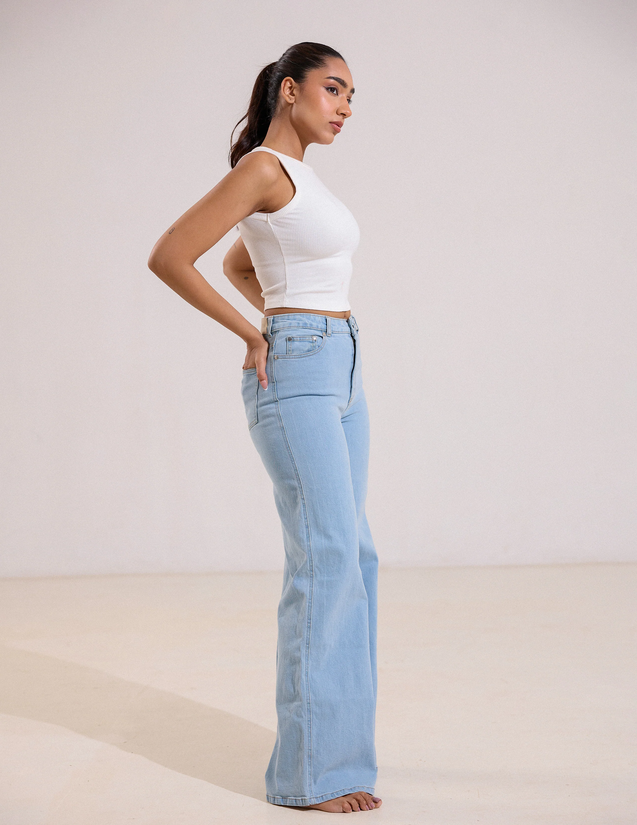 High Waist Wide Leg Jean - Image 3