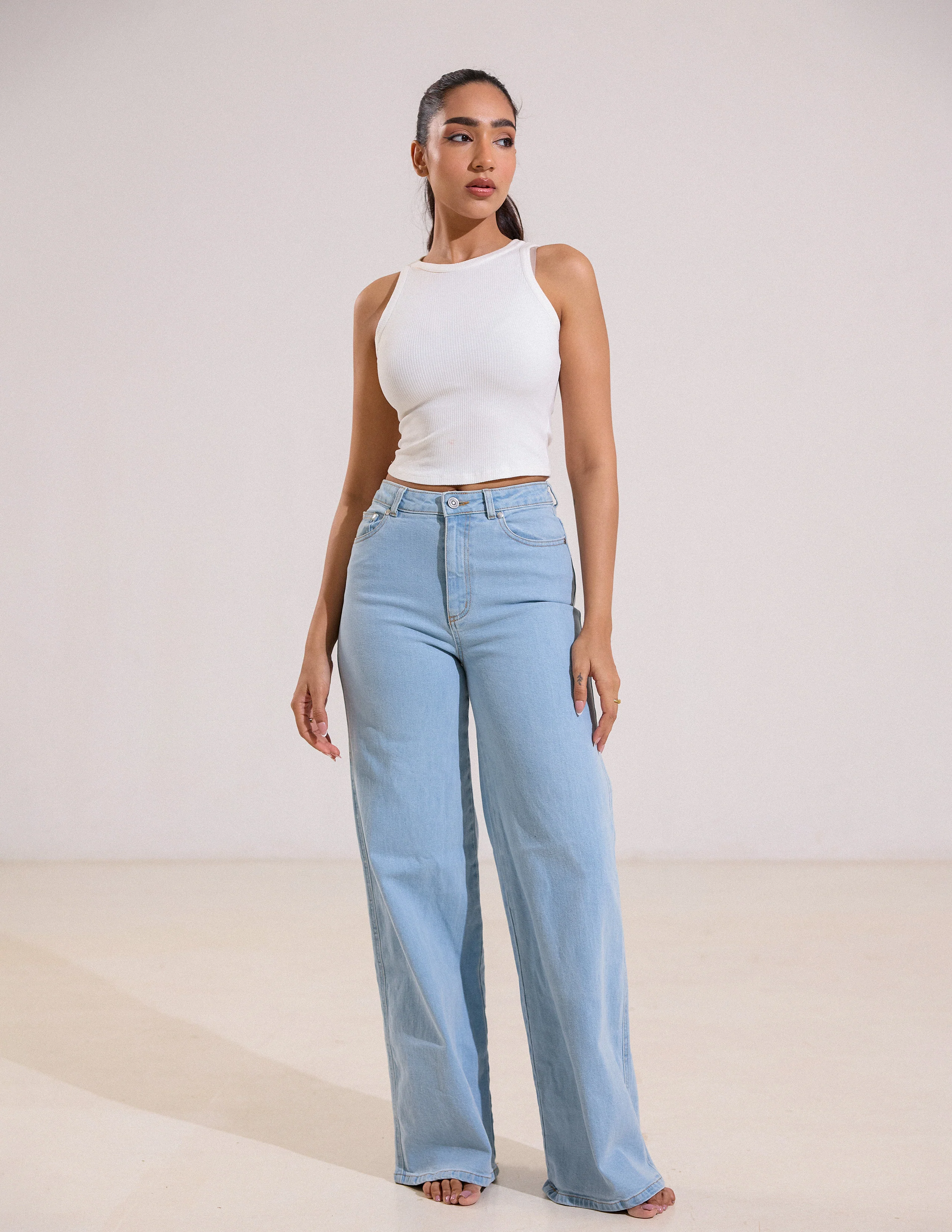 High Waist Wide Leg Jean - Image 5