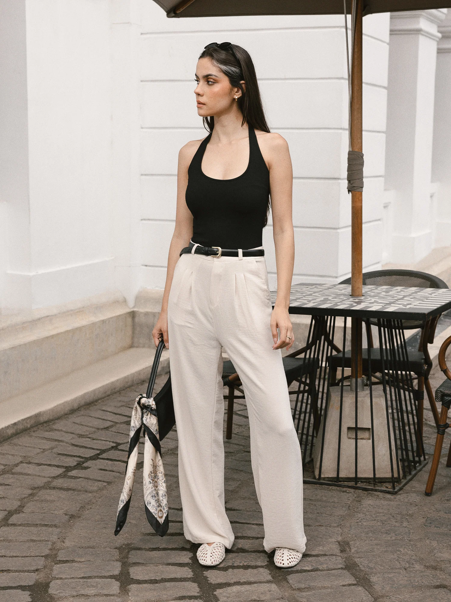 High Waist Wide Leg Pant - Image 4