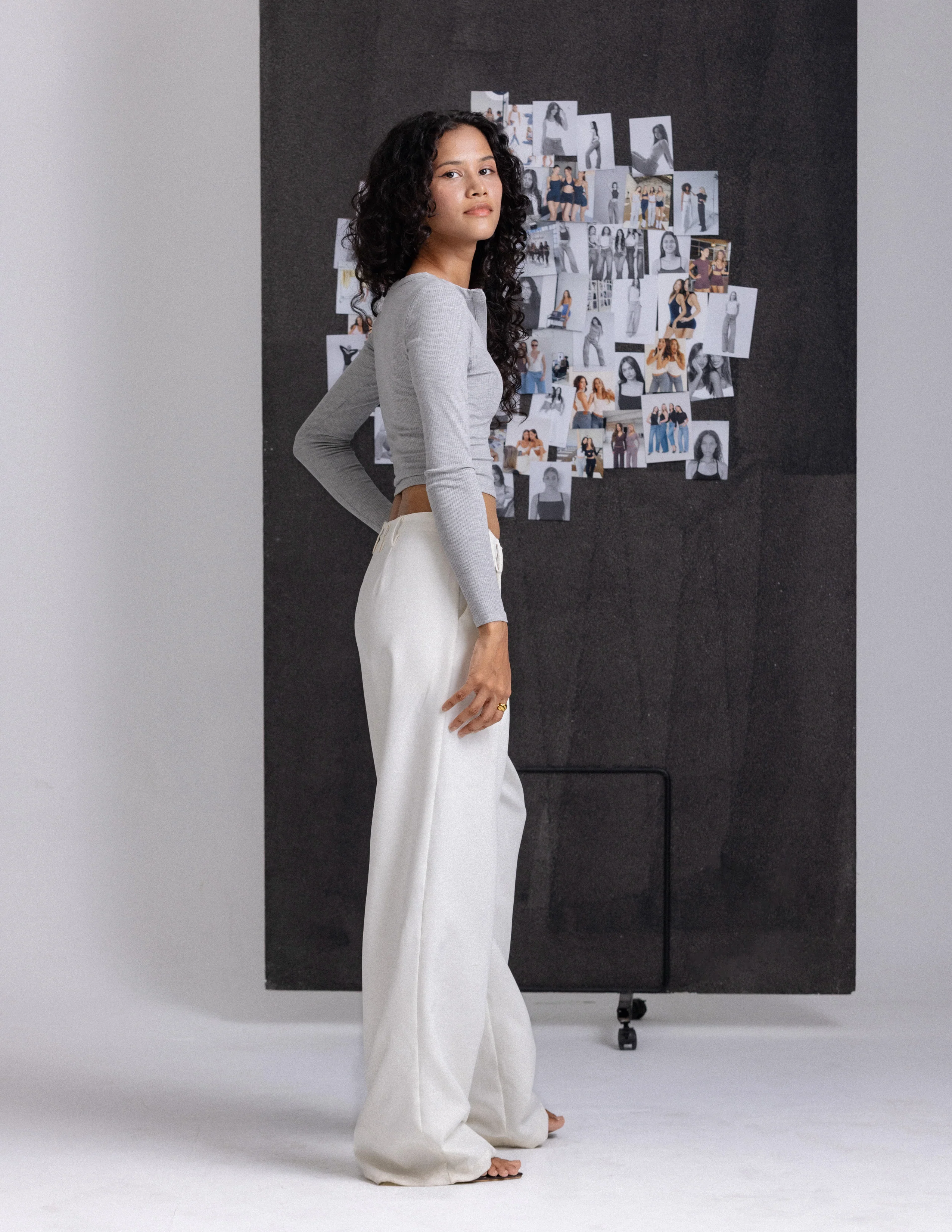 Ivy Long Sleeved Fitted Top - Image 2