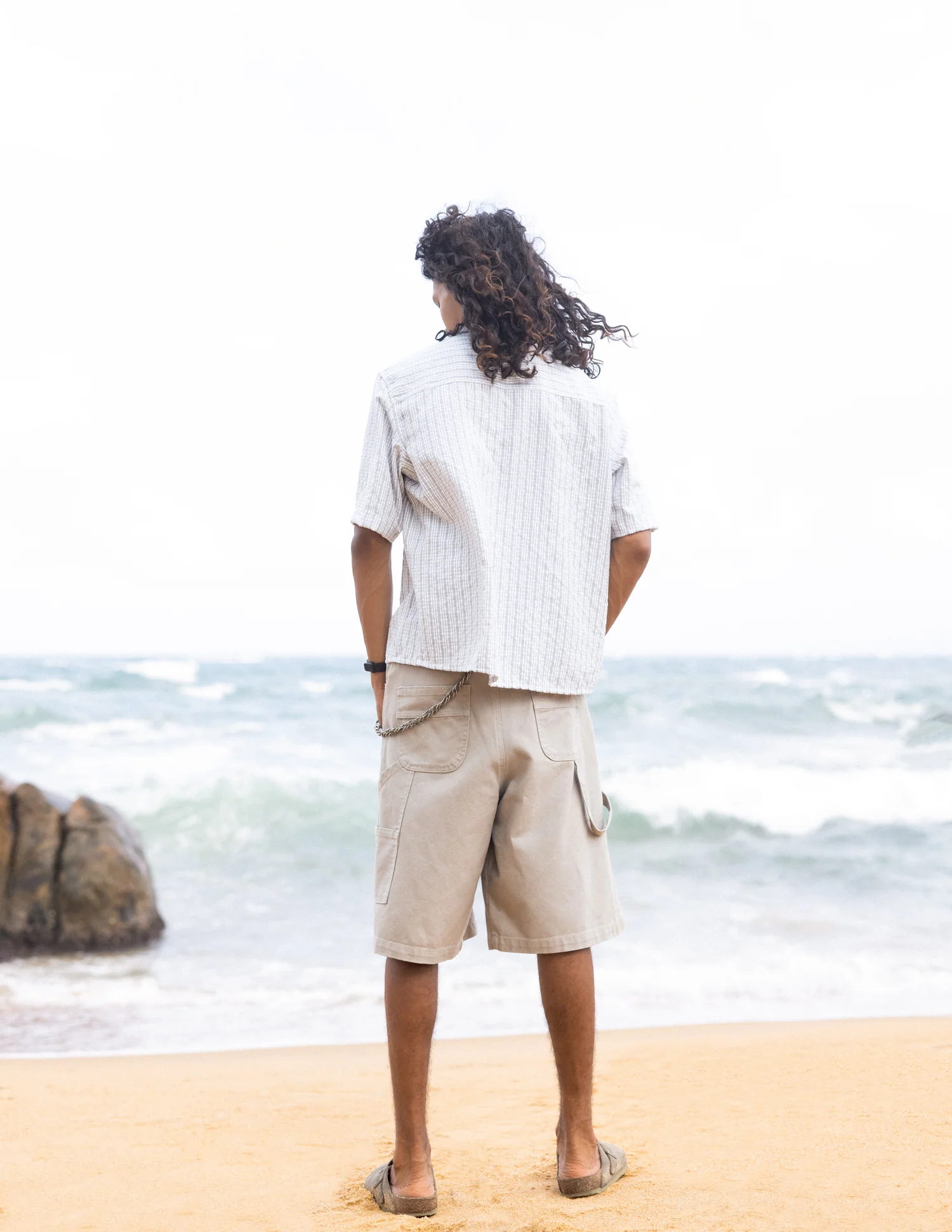 Large pocket crop shirt - Image 3