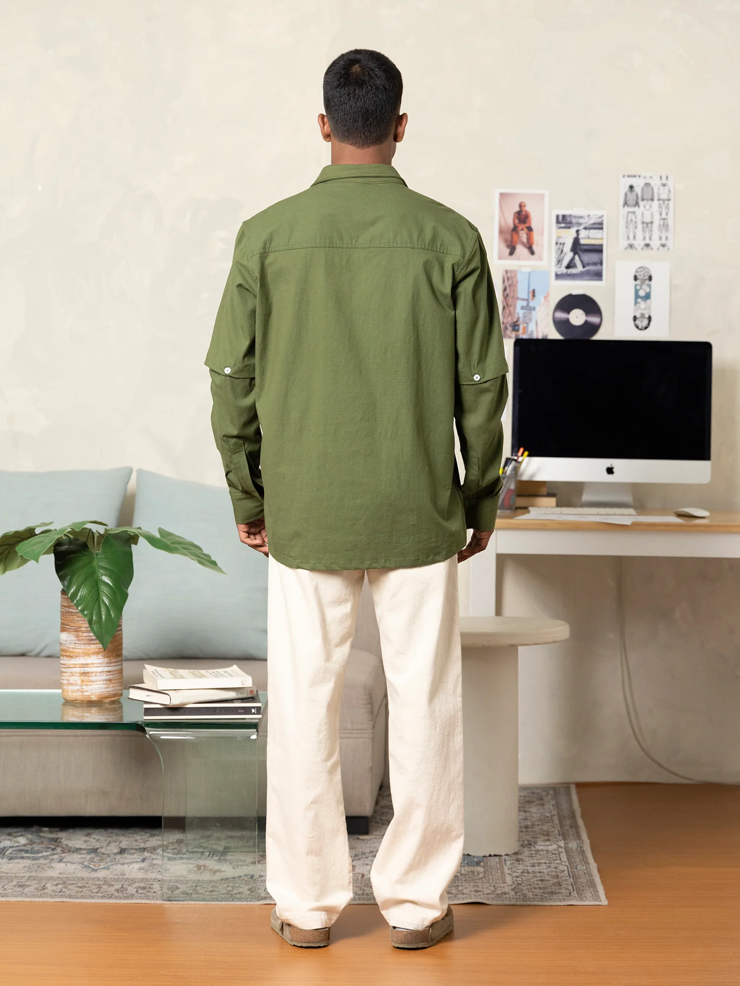 Long sleeve detachable shirt - Image 5