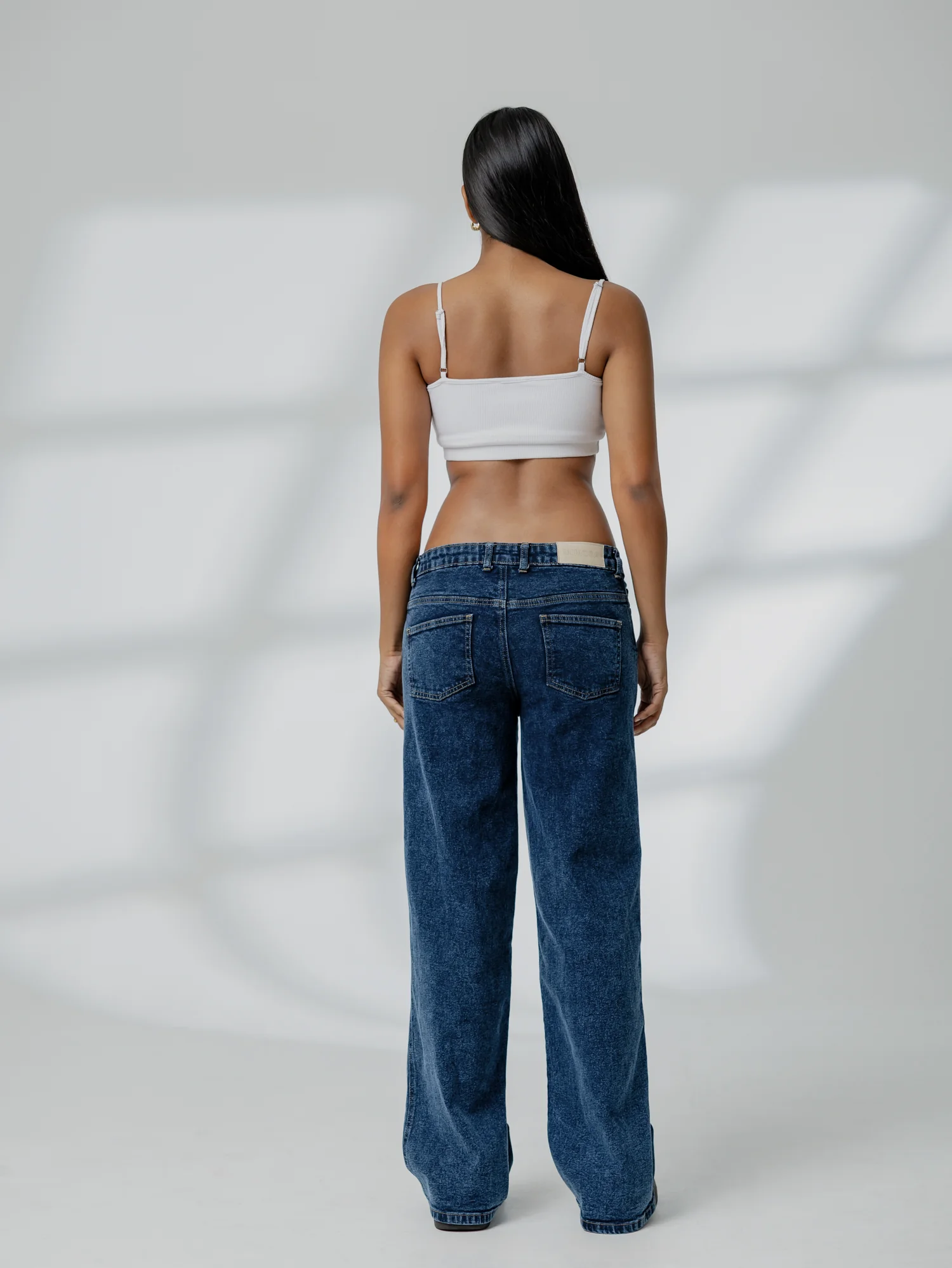 Low Waist Acid Washed Jean - Image 3