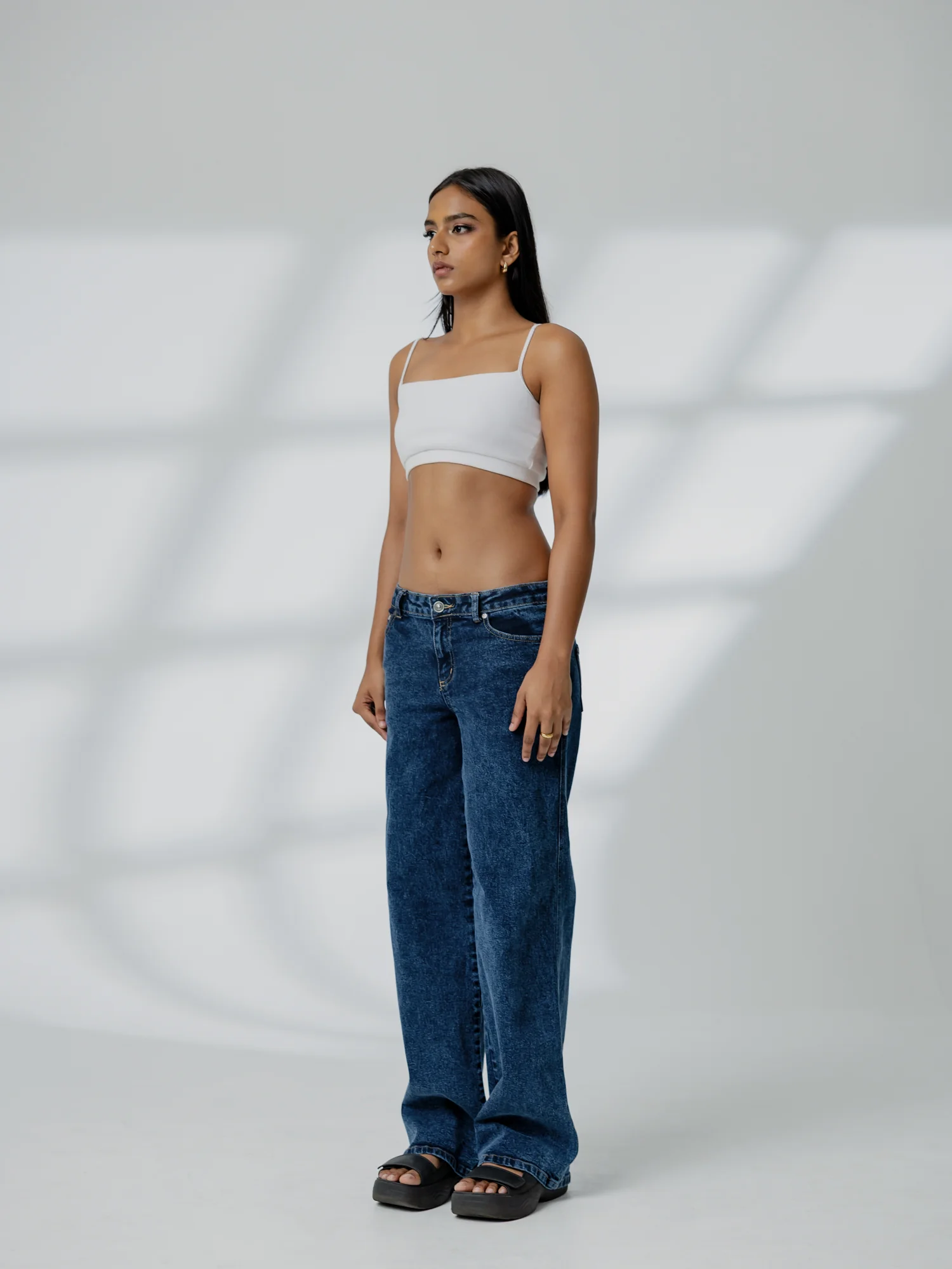 Low Waist Acid Washed Jean - Image 4
